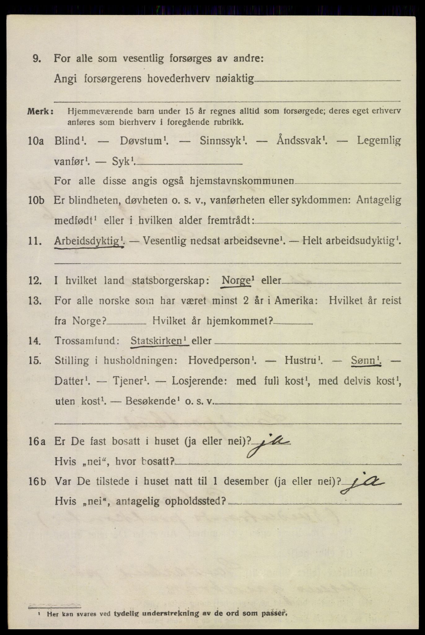 SAK, 1920 census for Holt, 1920, p. 7983