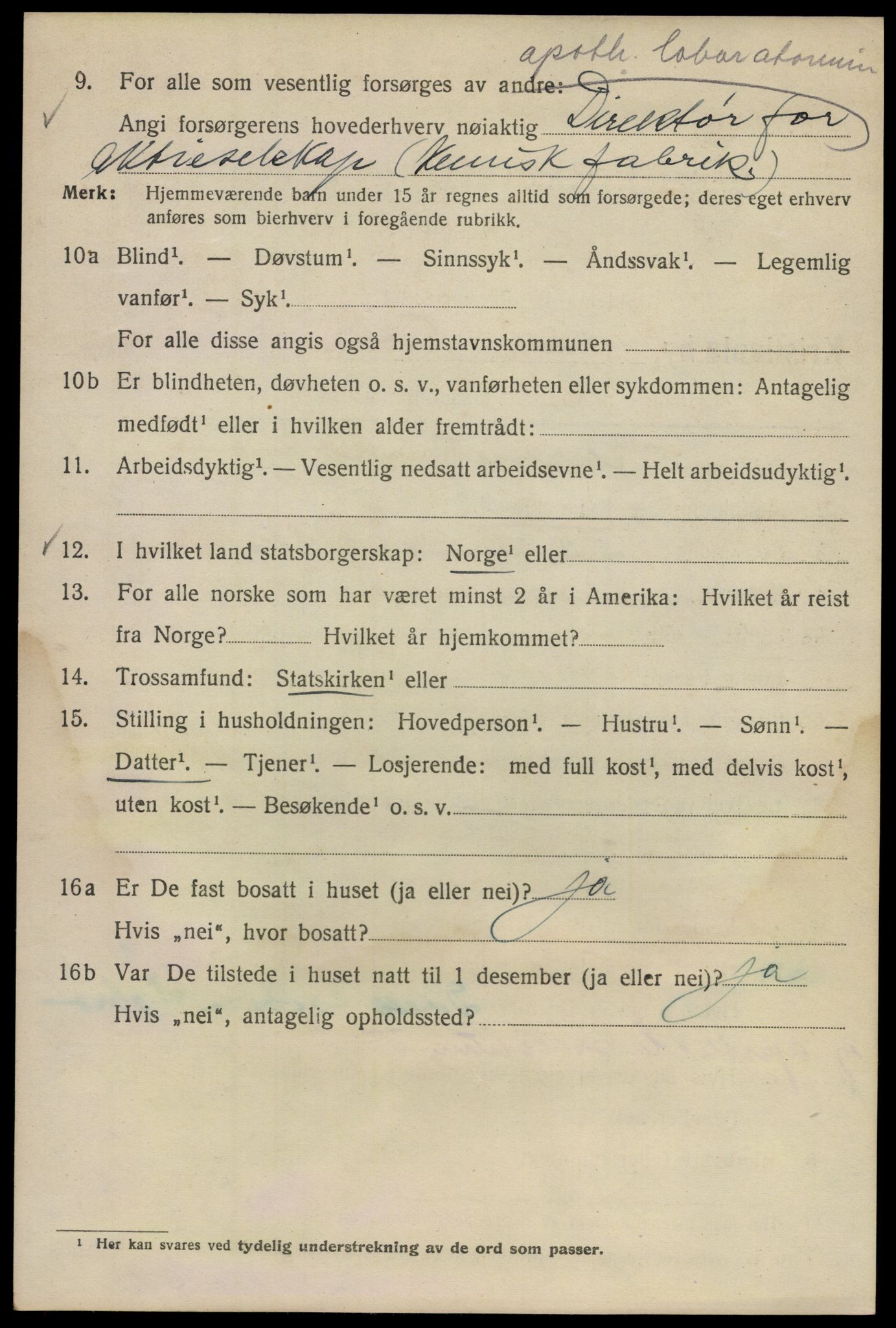 SAO, 1920 census for Kristiania, 1920, p. 247376