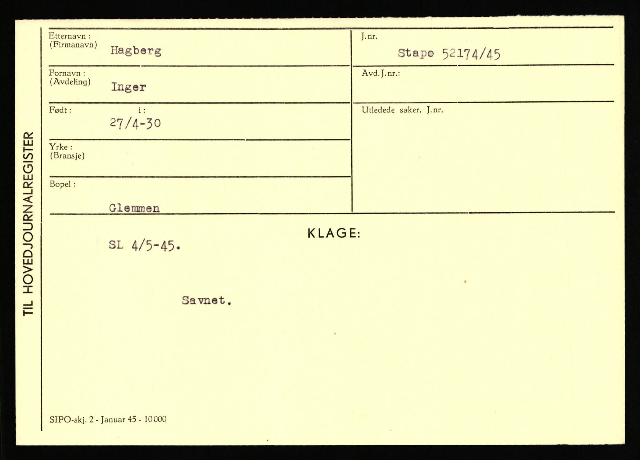 Statspolitiet - Hovedkontoret / Osloavdelingen, AV/RA-S-1329/C/Ca/L0005: Furali - Hamula, 1943-1945, p. 3836