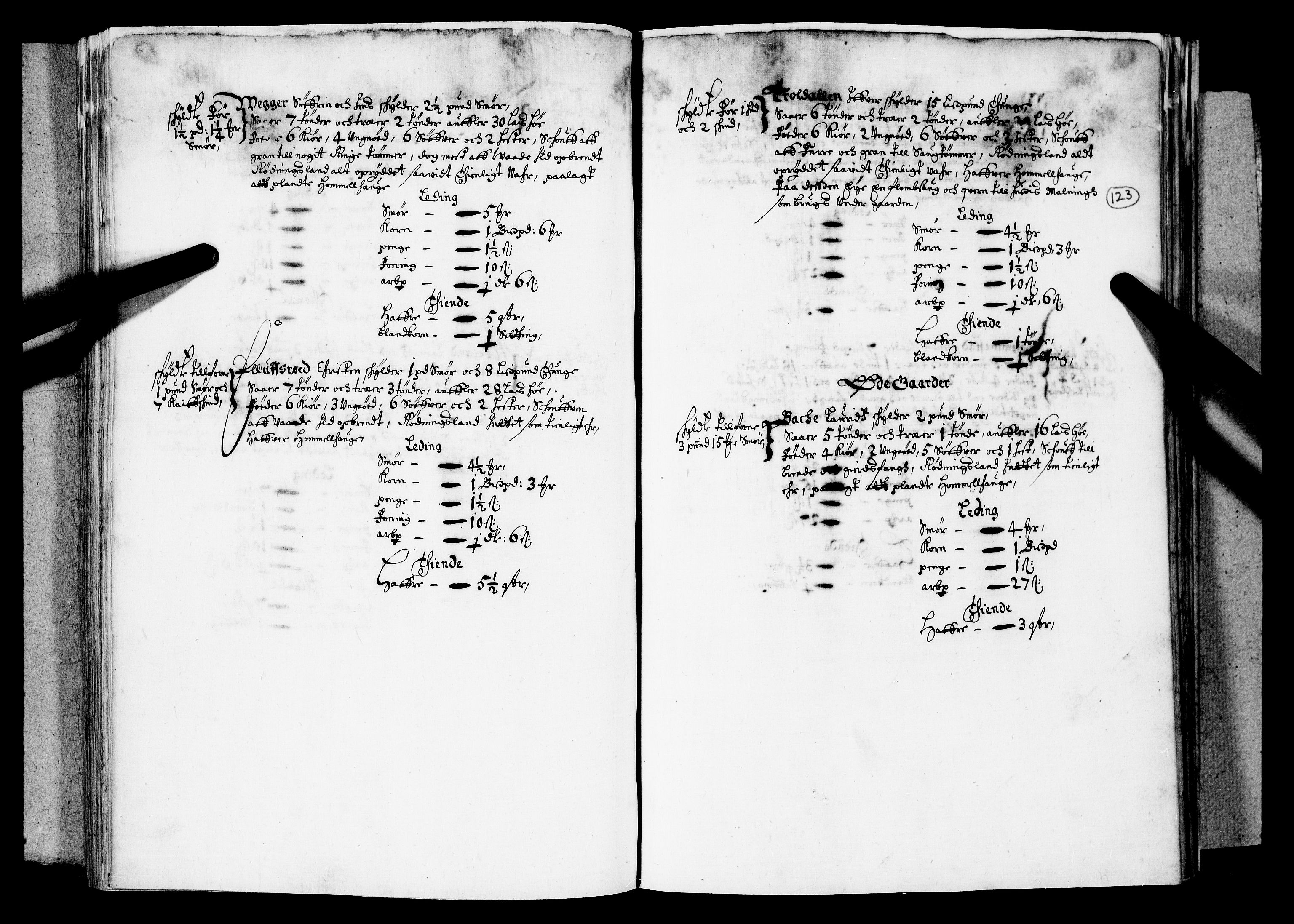 Rentekammeret inntil 1814, Realistisk ordnet avdeling, RA/EA-4070/N/Nb/Nba/L0019: Tønsberg len, 1. del, 1668, p. 122b-123a