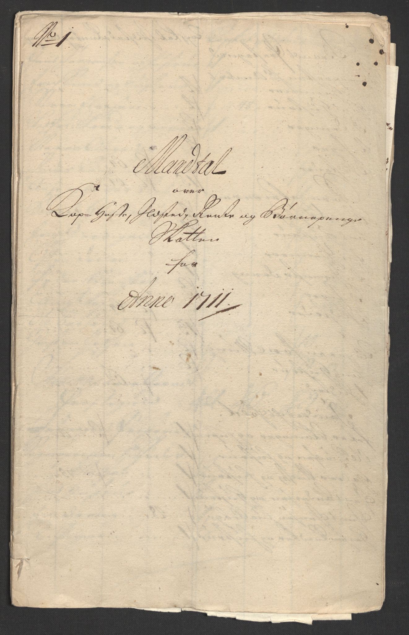 Rentekammeret inntil 1814, Reviderte regnskaper, Fogderegnskap, AV/RA-EA-4092/R18/L1308: Fogderegnskap Hadeland, Toten og Valdres, 1711, p. 381