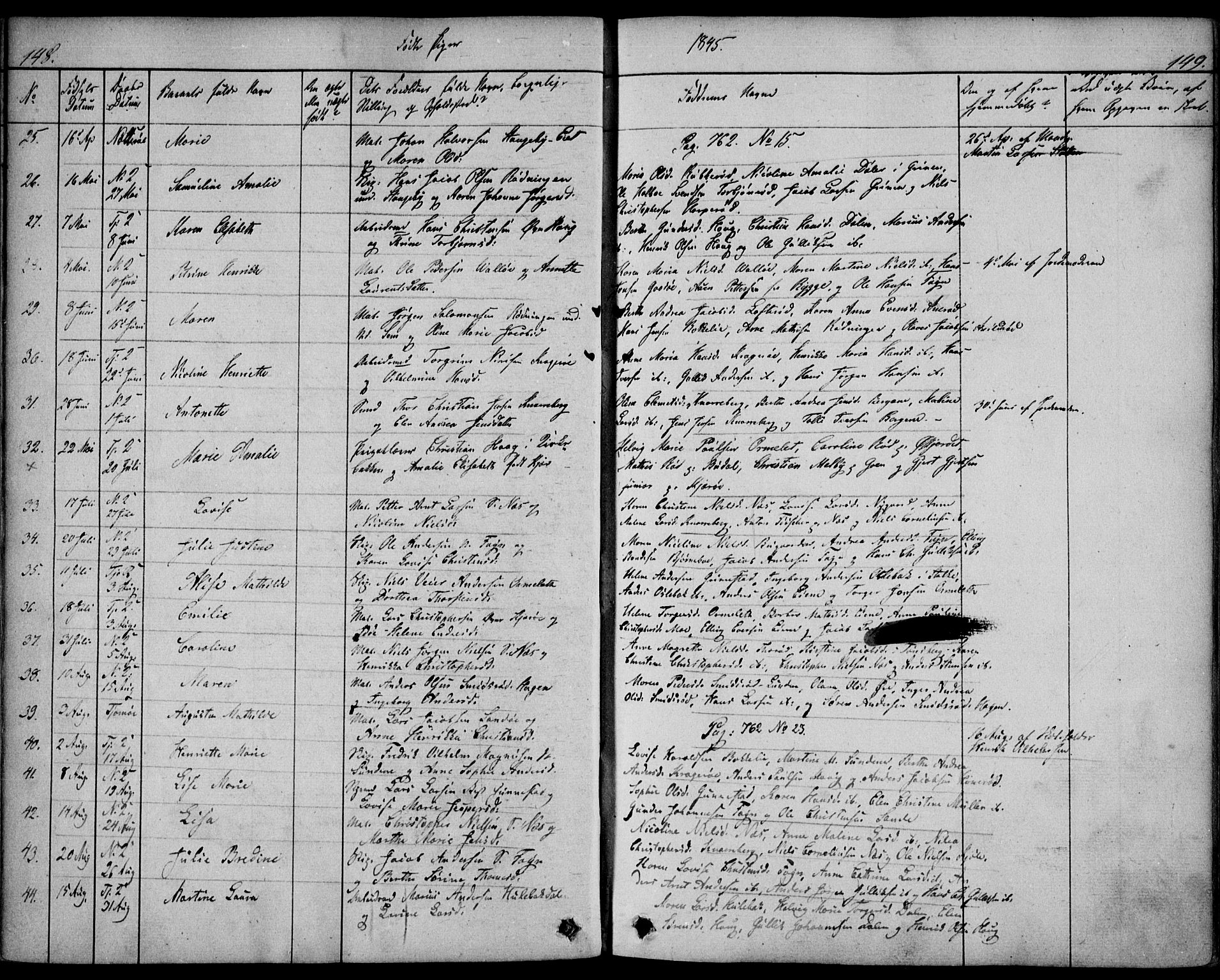 Nøtterøy kirkebøker, AV/SAKO-A-354/F/Fa/L0005: Parish register (official) no. I 5, 1839-1852, p. 148-149