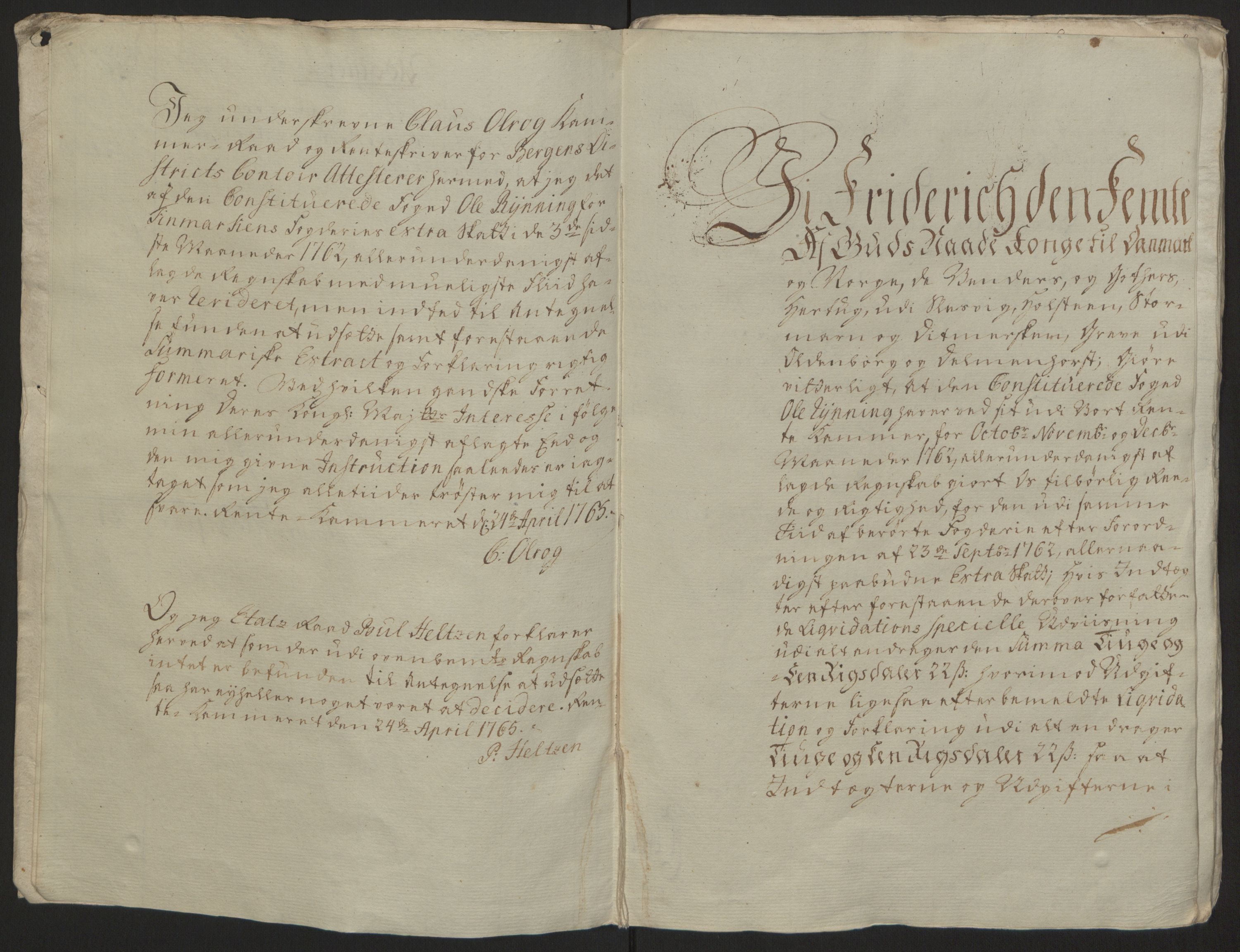 Rentekammeret inntil 1814, Reviderte regnskaper, Fogderegnskap, AV/RA-EA-4092/R69/L4910: Ekstraskatten  Finnmark/Vardøhus, 1762-1772, p. 8