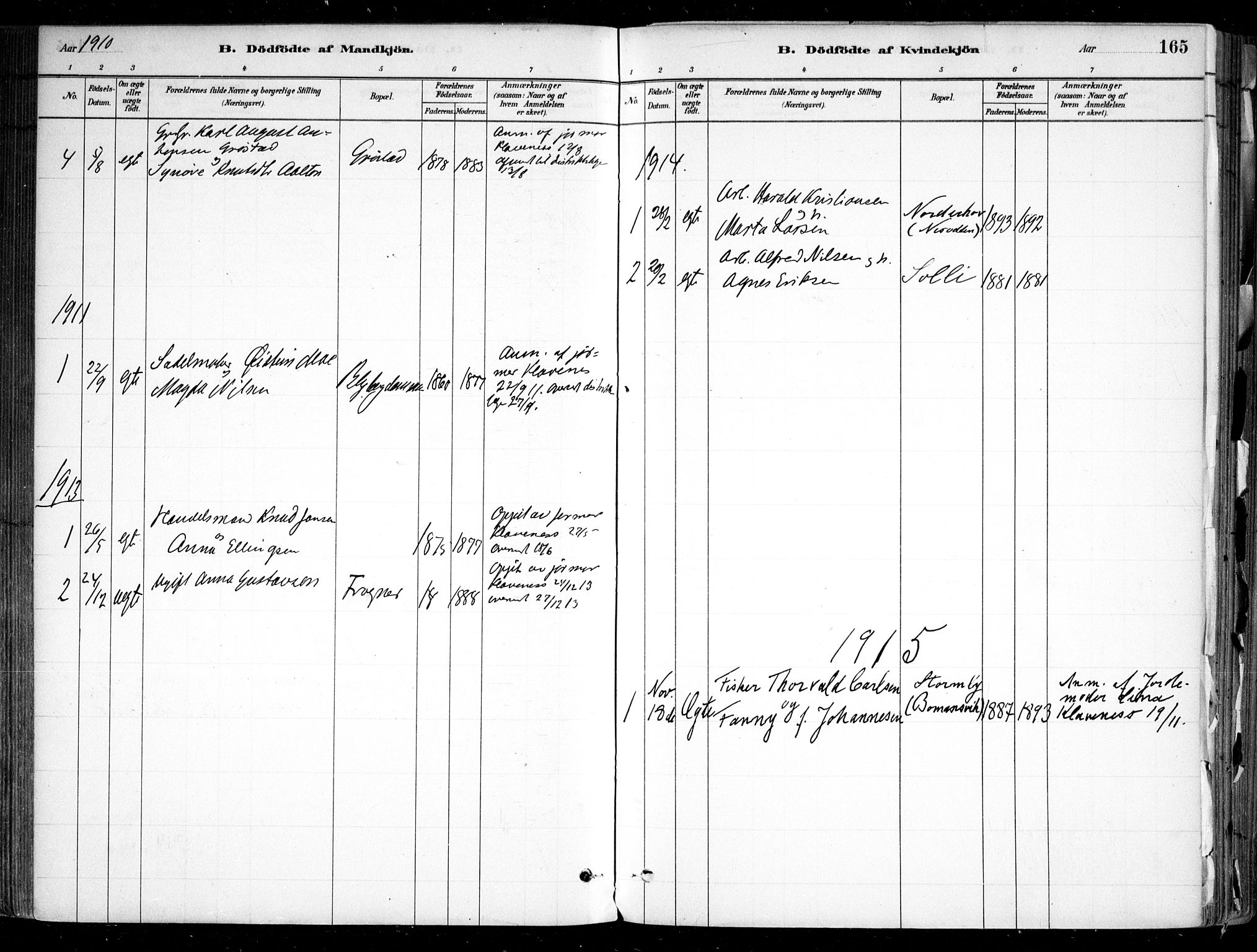 Nesodden prestekontor Kirkebøker, SAO/A-10013/F/Fa/L0009: Parish register (official) no. I 9, 1880-1915, p. 165