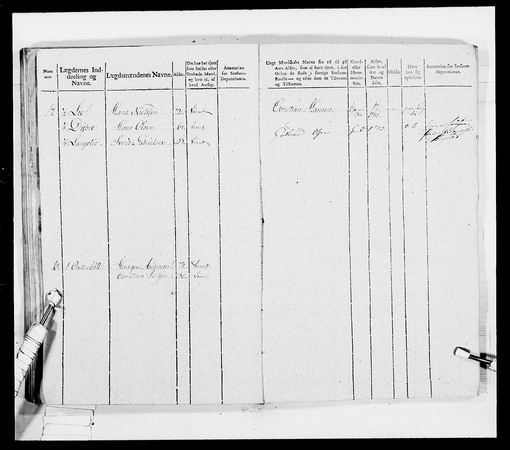 Generalitets- og kommissariatskollegiet, Det kongelige norske kommissariatskollegium, AV/RA-EA-5420/E/Eh/L0034: Nordafjelske gevorbne infanteriregiment, 1810, p. 232