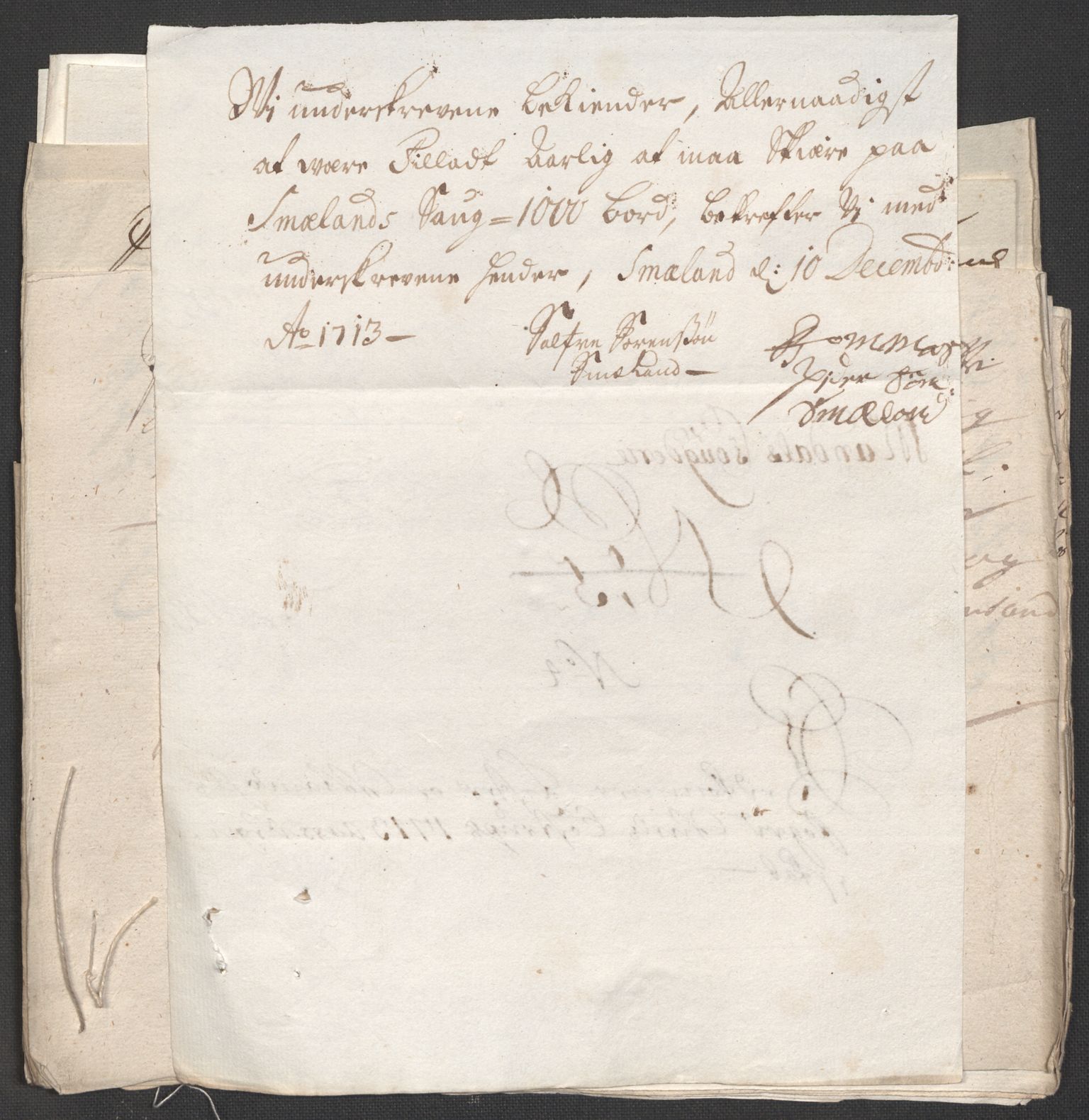 Rentekammeret inntil 1814, Reviderte regnskaper, Fogderegnskap, AV/RA-EA-4092/R43/L2556: Fogderegnskap Lista og Mandal, 1713, p. 63