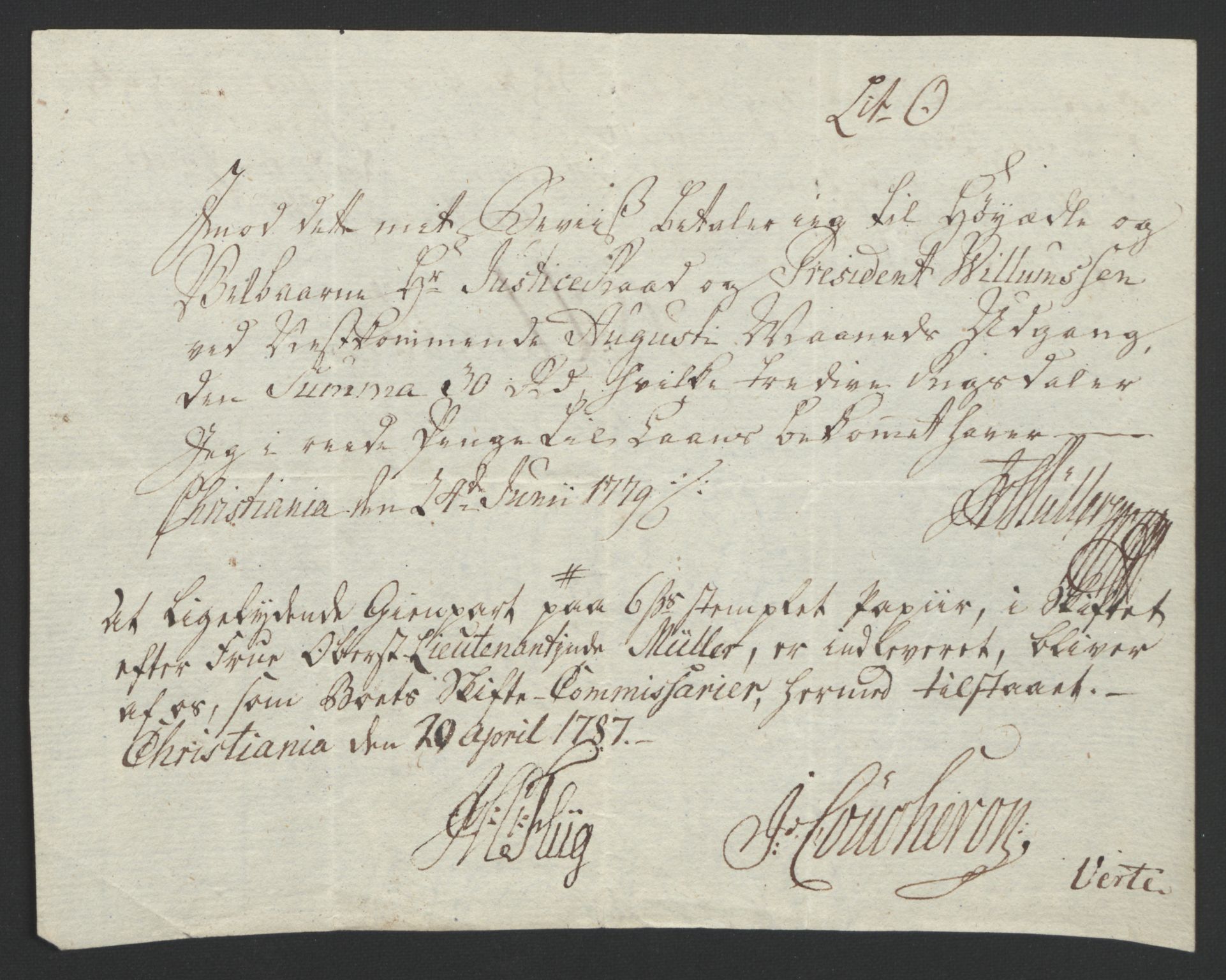Forsvaret, Generalauditøren, RA/RAFA-1772/F/Fj/Fja/L0022: --, 1733-1821, p. 813