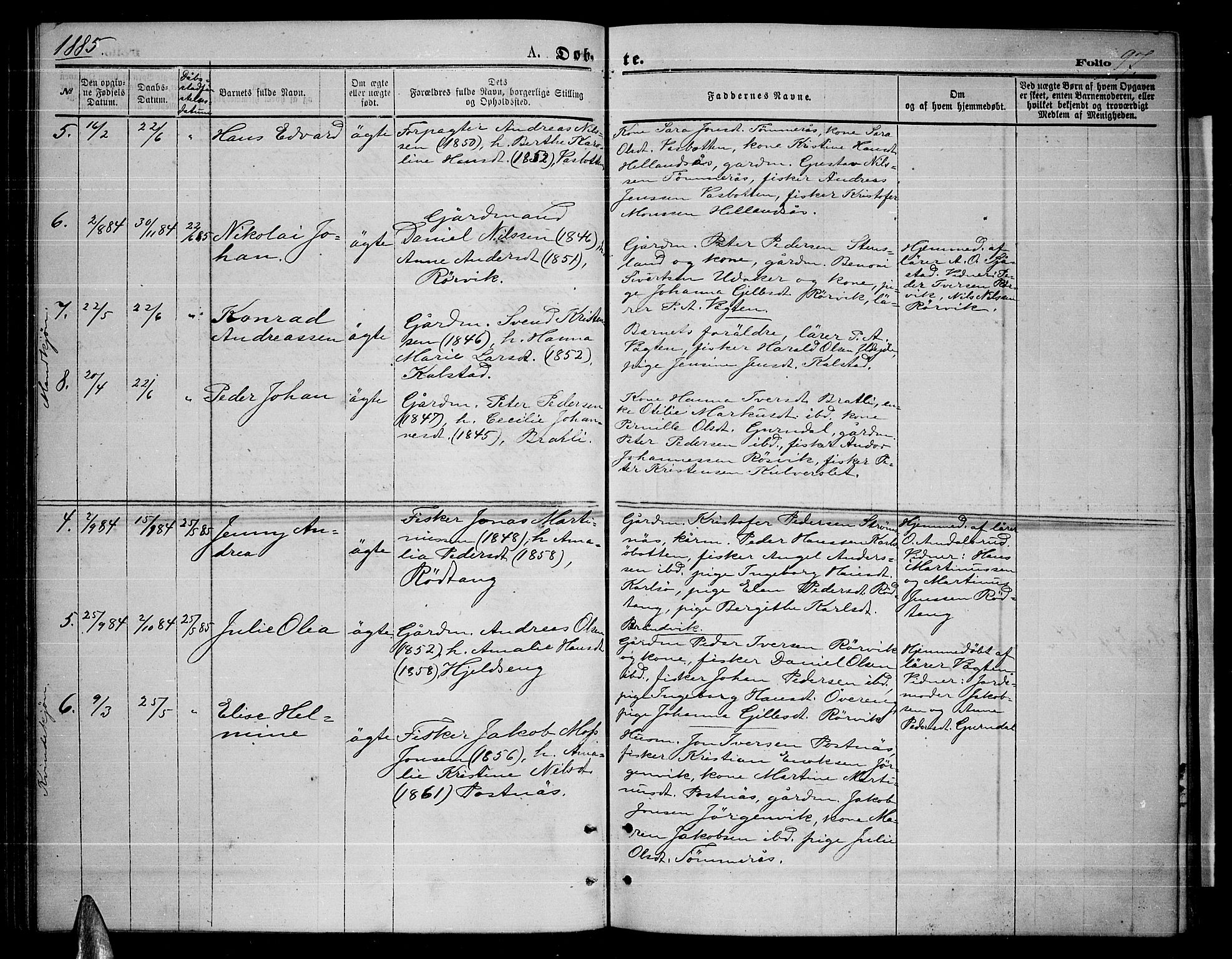 Ministerialprotokoller, klokkerbøker og fødselsregistre - Nordland, AV/SAT-A-1459/859/L0858: Parish register (copy) no. 859C04, 1873-1886, p. 97