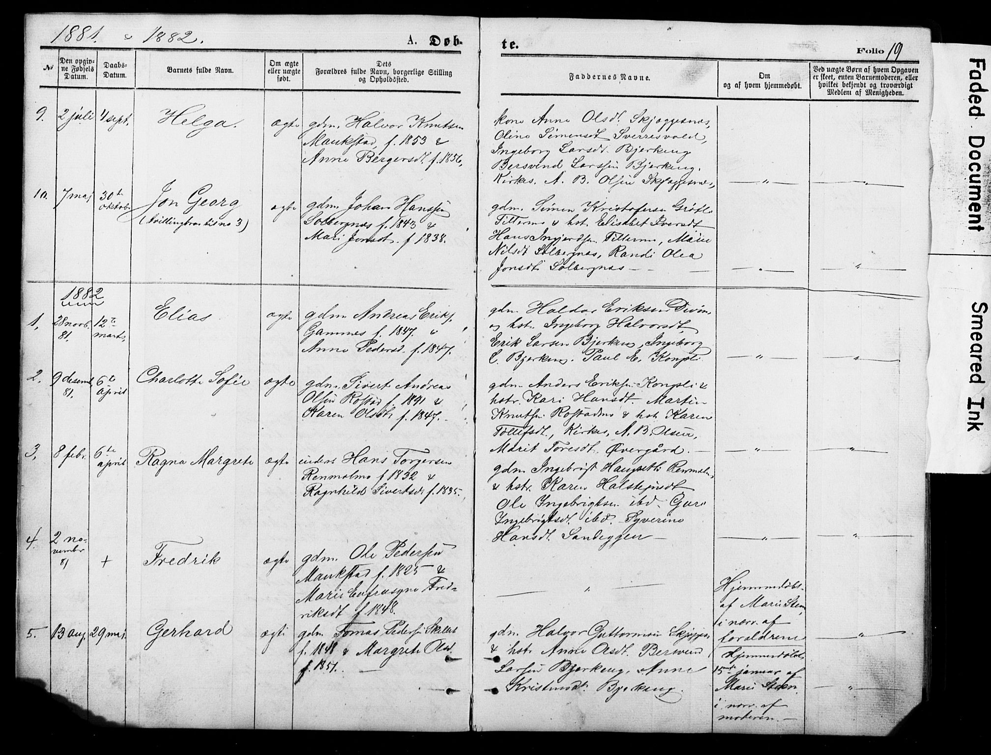 Målselv sokneprestembete, SATØ/S-1311/G/Ga/Gab/L0011klokker: Parish register (copy) no. 11, 1871-1900, p. 19