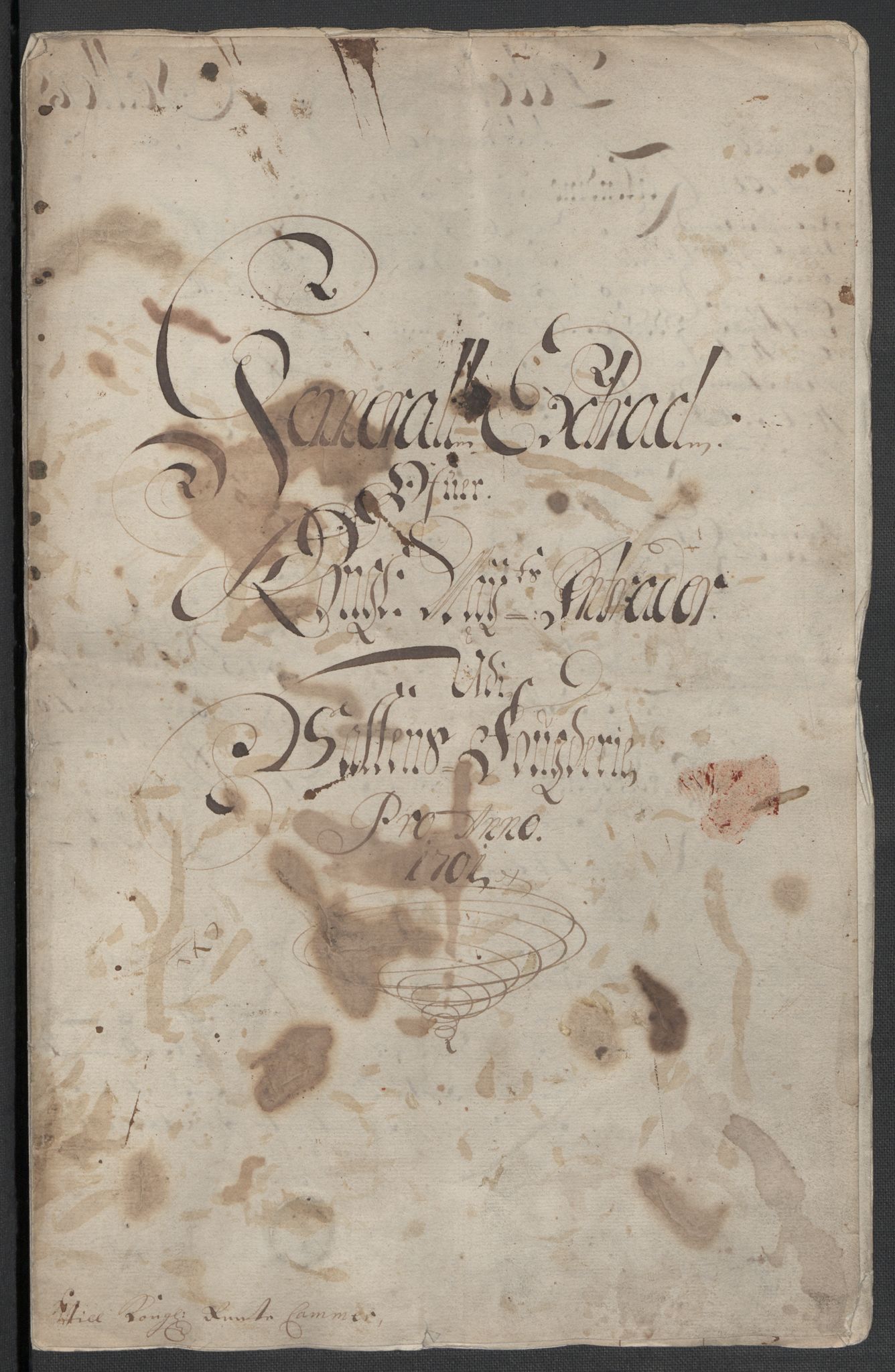 Rentekammeret inntil 1814, Reviderte regnskaper, Fogderegnskap, AV/RA-EA-4092/R66/L4580: Fogderegnskap Salten, 1701-1706, p. 6