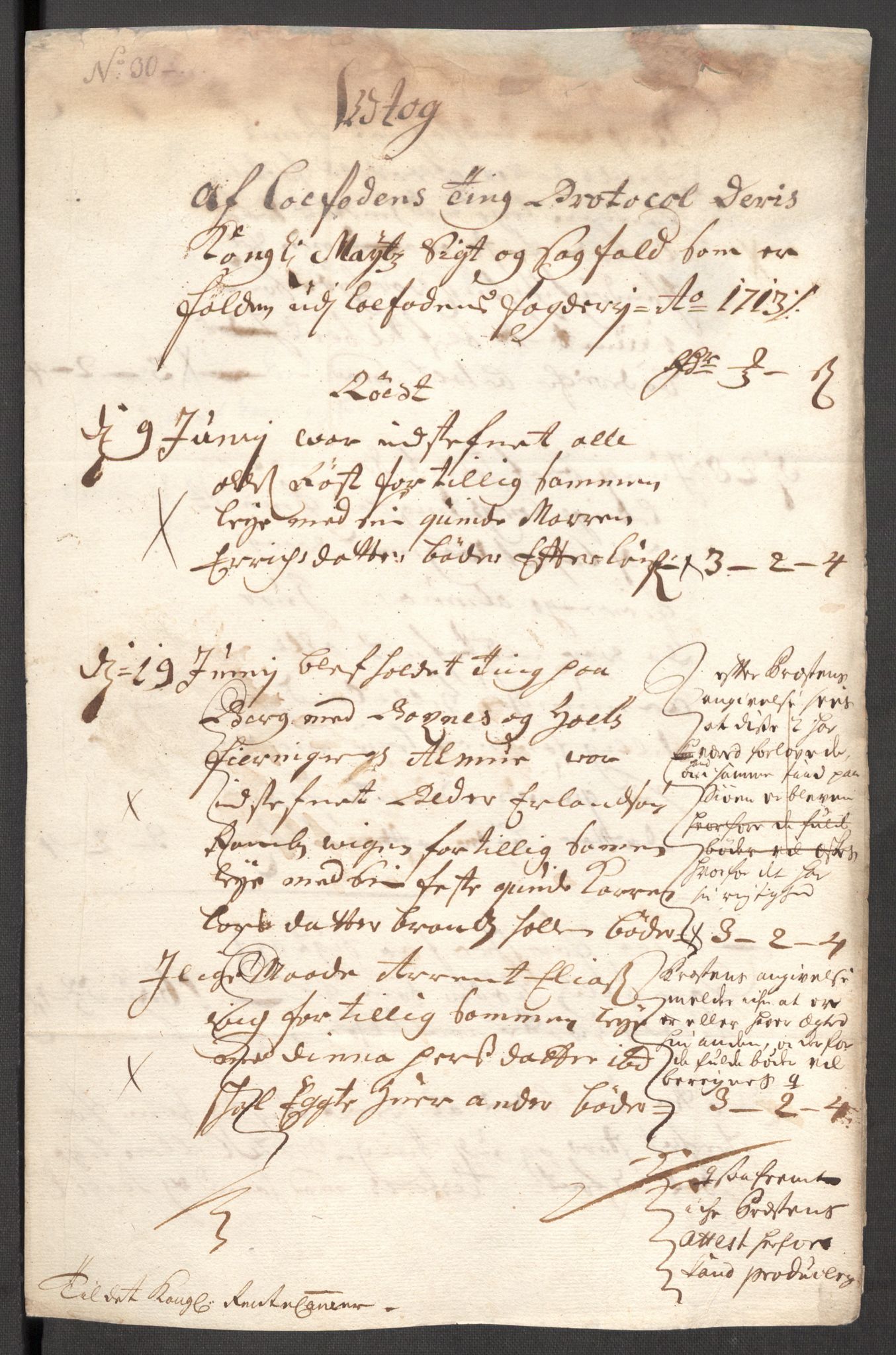 Rentekammeret inntil 1814, Reviderte regnskaper, Fogderegnskap, AV/RA-EA-4092/R67/L4679: Fogderegnskap Vesterålen, Andenes og Lofoten, 1711-1713, p. 232