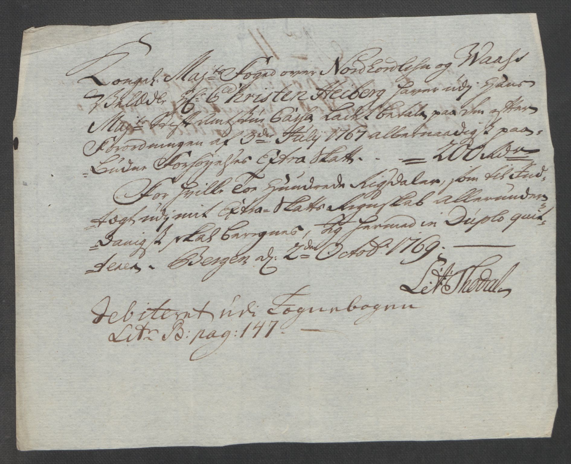 Rentekammeret inntil 1814, Reviderte regnskaper, Fogderegnskap, AV/RA-EA-4092/R51/L3303: Ekstraskatten Nordhordland og Voss, 1762-1772, p. 200