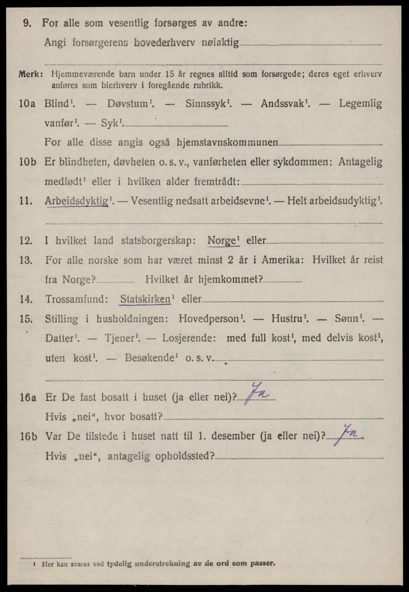 SAT, 1920 census for Haram, 1920, p. 5042