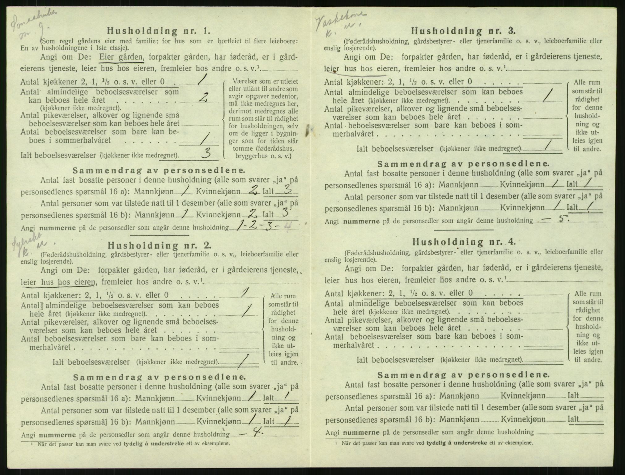 SAT, 1920 census for Haram, 1920, p. 744