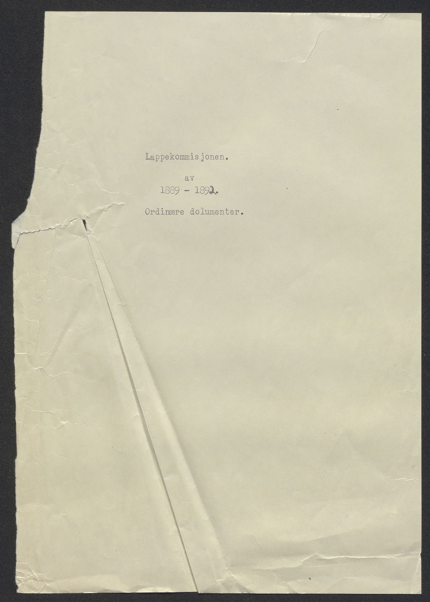 Landbruksdepartementet, Kontorer for reindrift og ferskvannsfiske, RA/S-1247/2/E/Eb/L0013: Lappekommisjonen, 1889-1894, p. 84