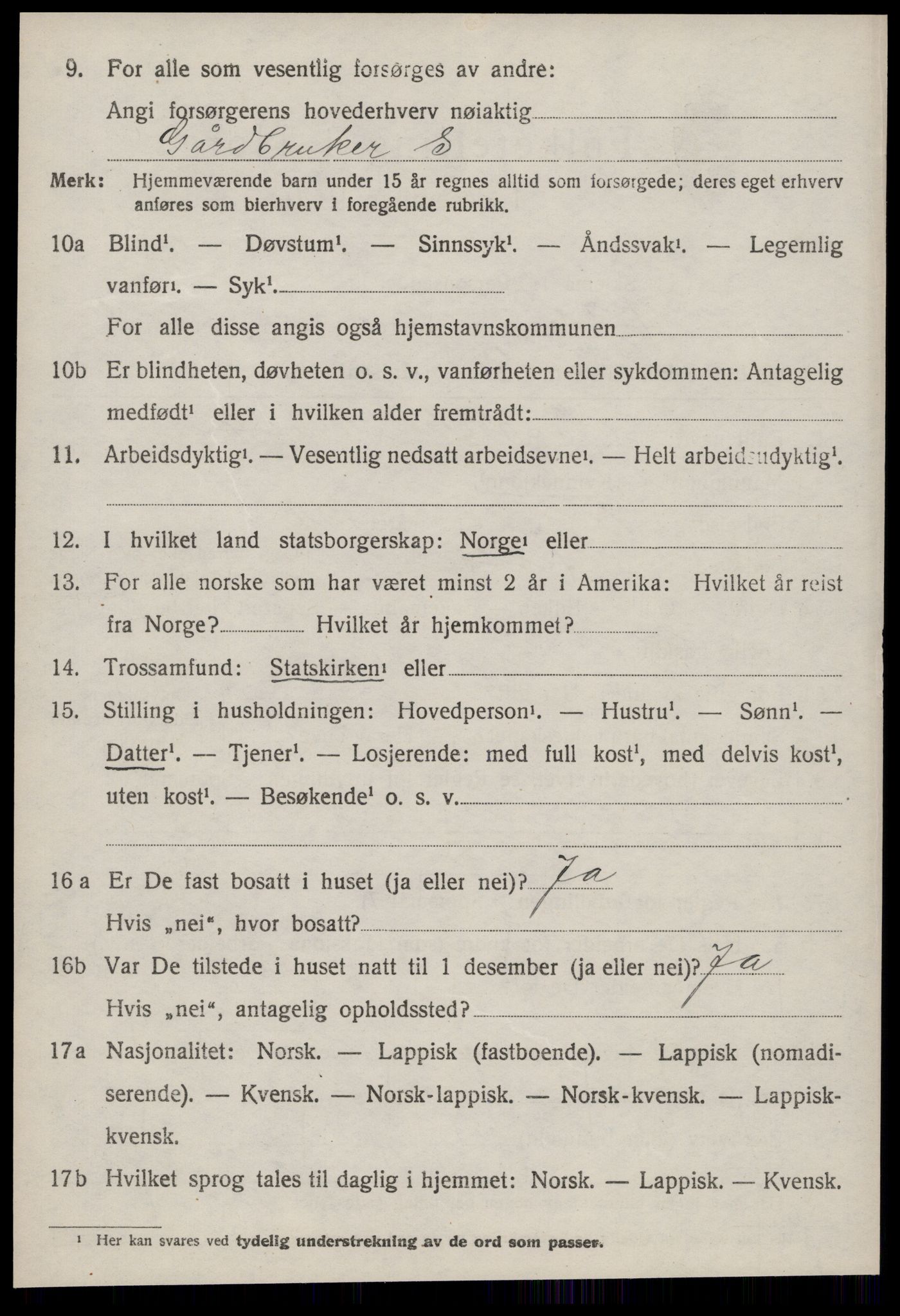 SAT, 1920 census for Rissa, 1920, p. 6674