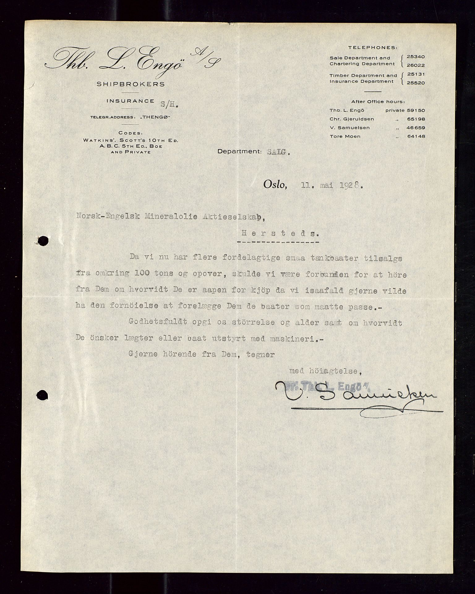 Pa 1521 - A/S Norske Shell, AV/SAST-A-101915/E/Ea/Eaa/L0014: Sjefskorrespondanse, 1927-1928, p. 243