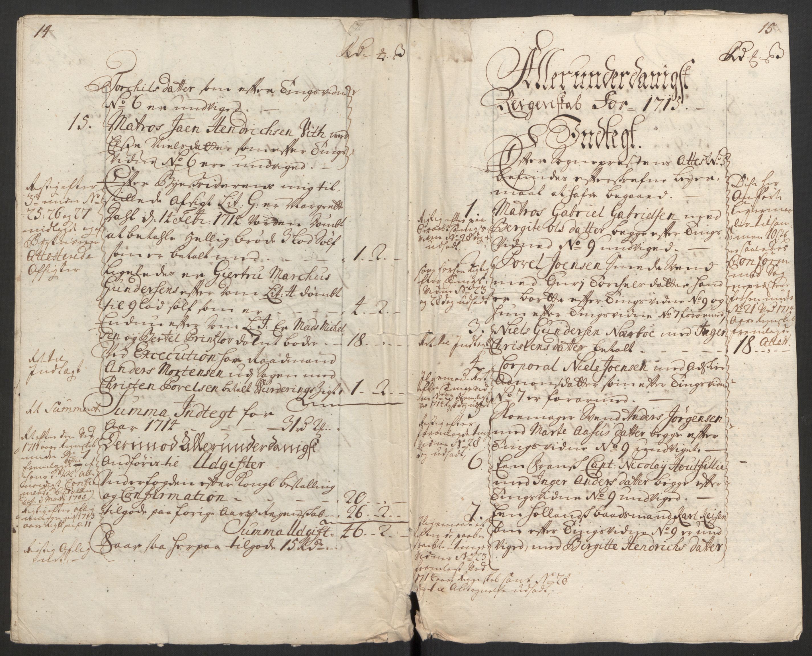 Rentekammeret inntil 1814, Reviderte regnskaper, Byregnskaper, AV/RA-EA-4066/R/Rm/L0285: [M18] Sikt og sakefall, 1681-1718, p. 419