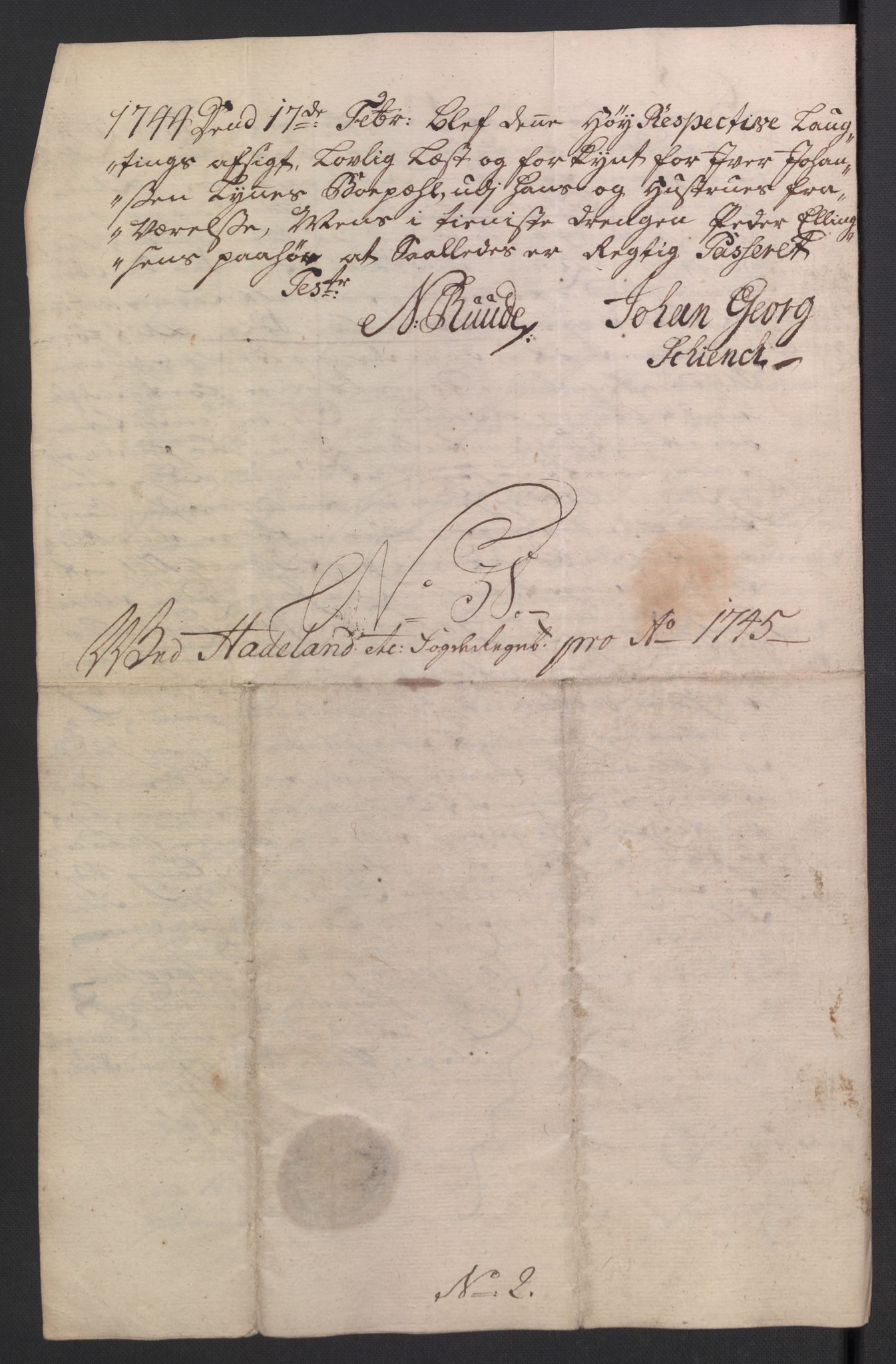 Rentekammeret inntil 1814, Reviderte regnskaper, Fogderegnskap, AV/RA-EA-4092/R18/L1345: Fogderegnskap Hadeland, Toten og Valdres, 1745-1746, p. 162