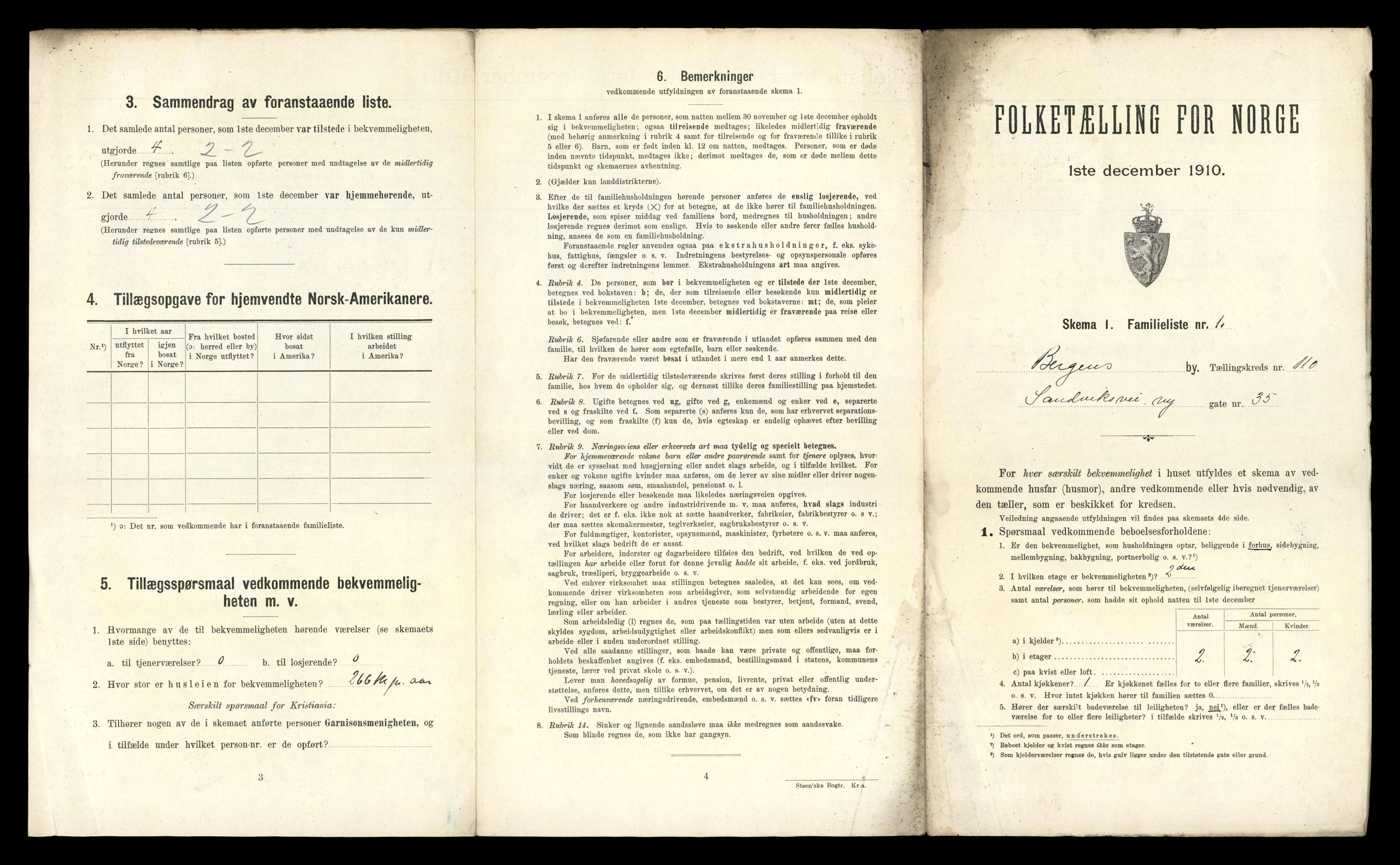 RA, 1910 census for Bergen, 1910, p. 37867