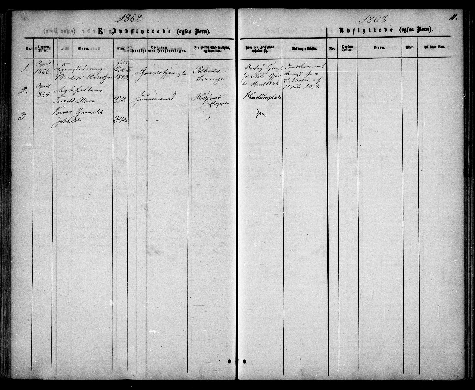 Drøbak prestekontor Kirkebøker, SAO/A-10142a/F/Fa/L0002: Parish register (official) no. I 2, 1858-1870, p. 11