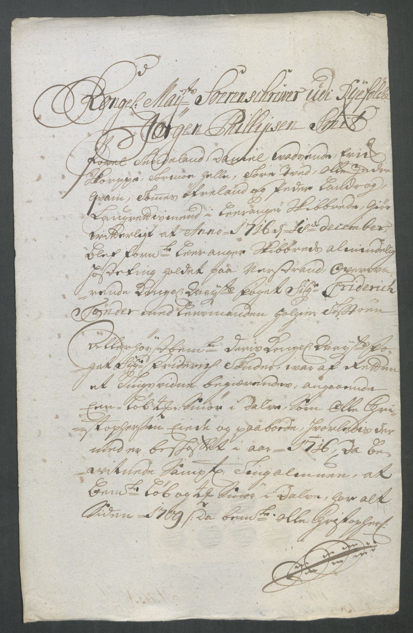 Rentekammeret inntil 1814, Reviderte regnskaper, Fogderegnskap, AV/RA-EA-4092/R47/L2869: Fogderegnskap Ryfylke, 1716, p. 223