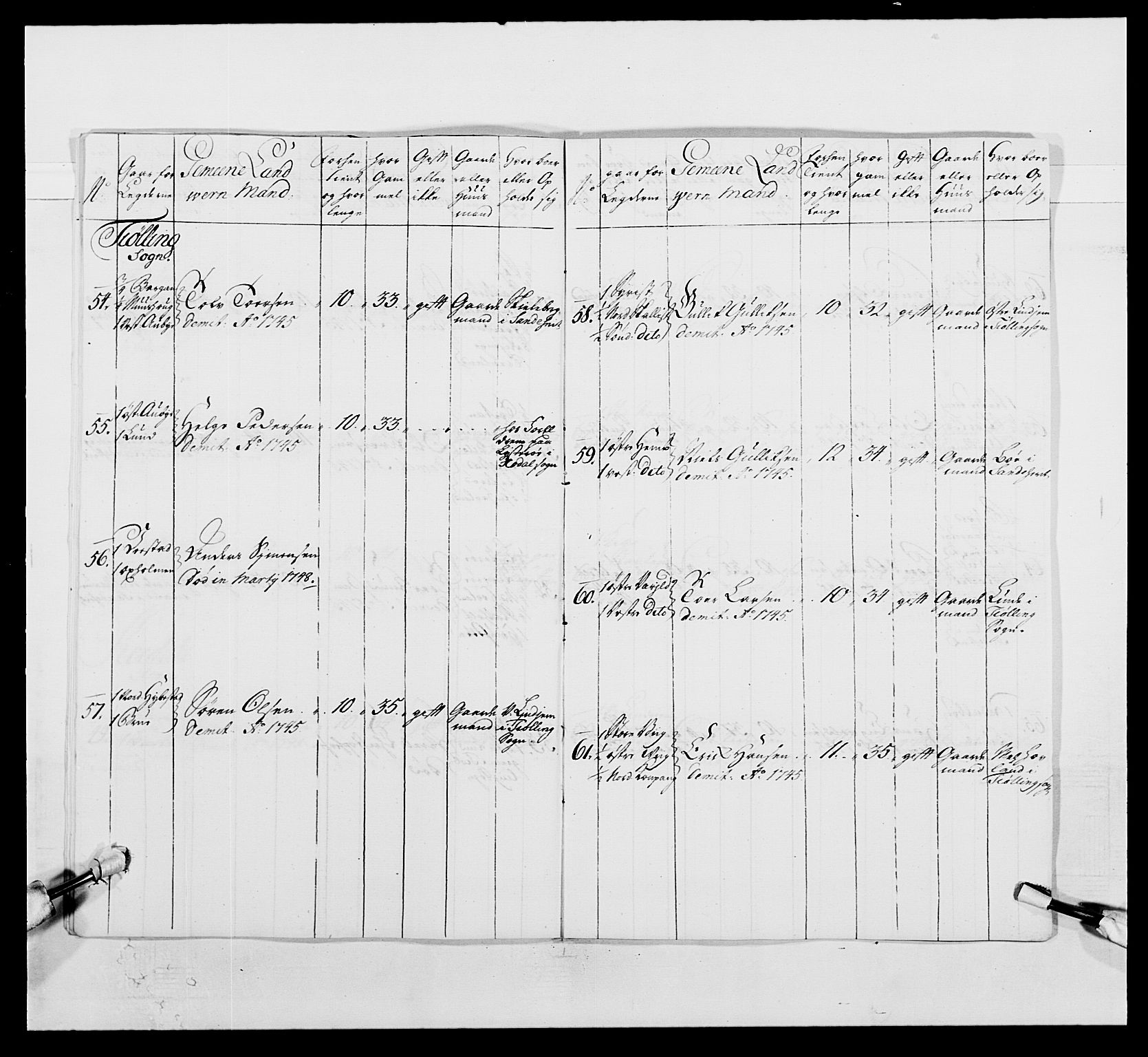 Kommanderende general (KG I) med Det norske krigsdirektorium, AV/RA-EA-5419/E/Ea/L0497: 2. Smålenske regiment, 1748-1765, p. 126