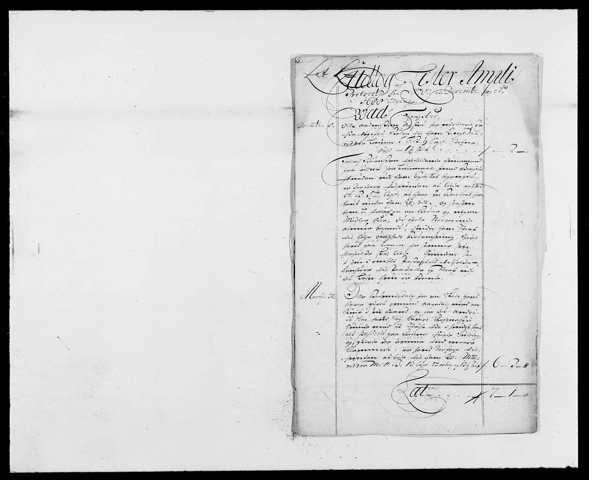 Rentekammeret inntil 1814, Reviderte regnskaper, Fogderegnskap, RA/EA-4092/R41/L2534: Fogderegnskap Lista, 1686-1688, p. 192