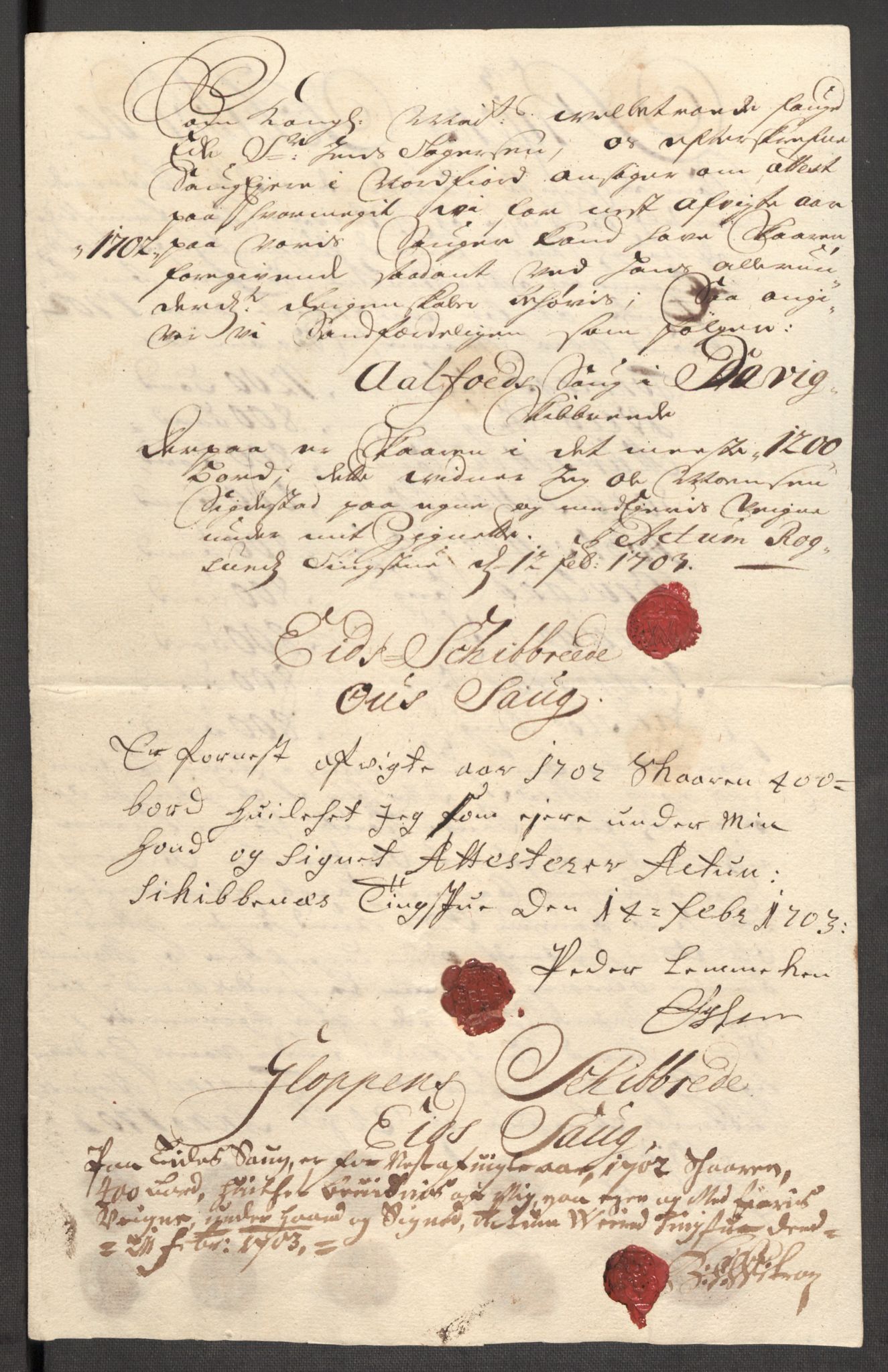Rentekammeret inntil 1814, Reviderte regnskaper, Fogderegnskap, RA/EA-4092/R53/L3426: Fogderegnskap Sunn- og Nordfjord, 1702, p. 84