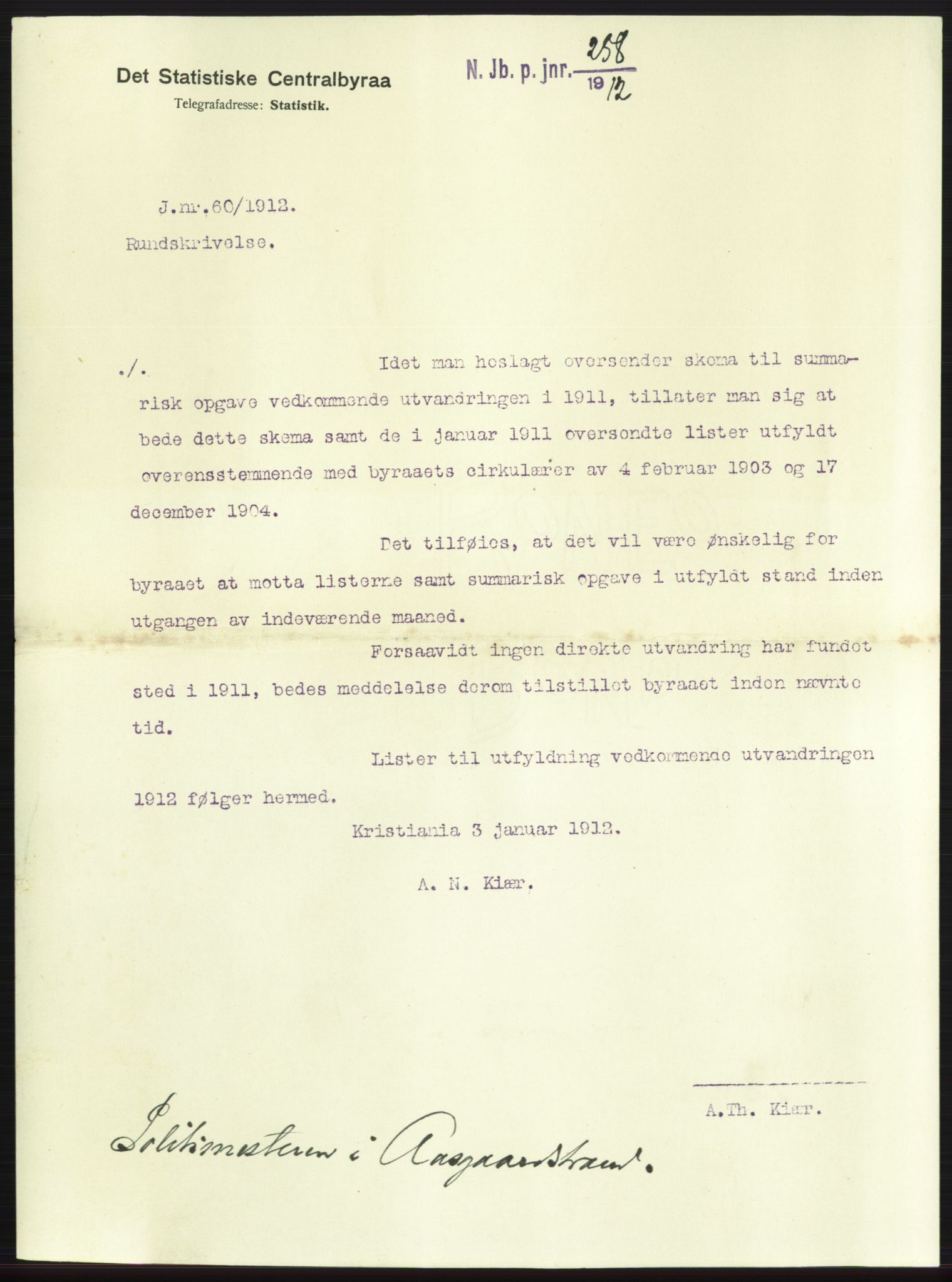 Nord-Jarlsberg politikammer, SAKO/A-739/I/Ia/Iab/L0001: Emigrantprotokoll, 1912-1918, p. 105