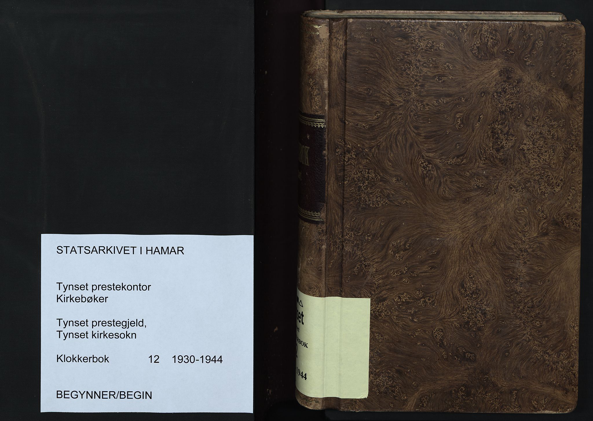 Tynset prestekontor, AV/SAH-PREST-058/H/Ha/Hab/L0012: Parish register (copy) no. 12, 1930-1944