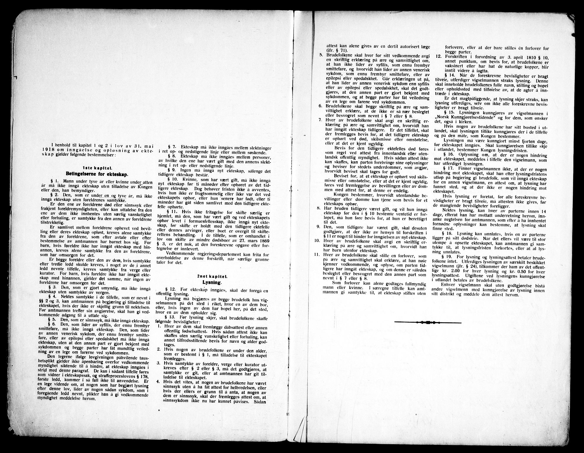 Ås prestekontor Kirkebøker, SAO/A-10894/H/Ha/L0001: Banns register no. 1, 1919-1946