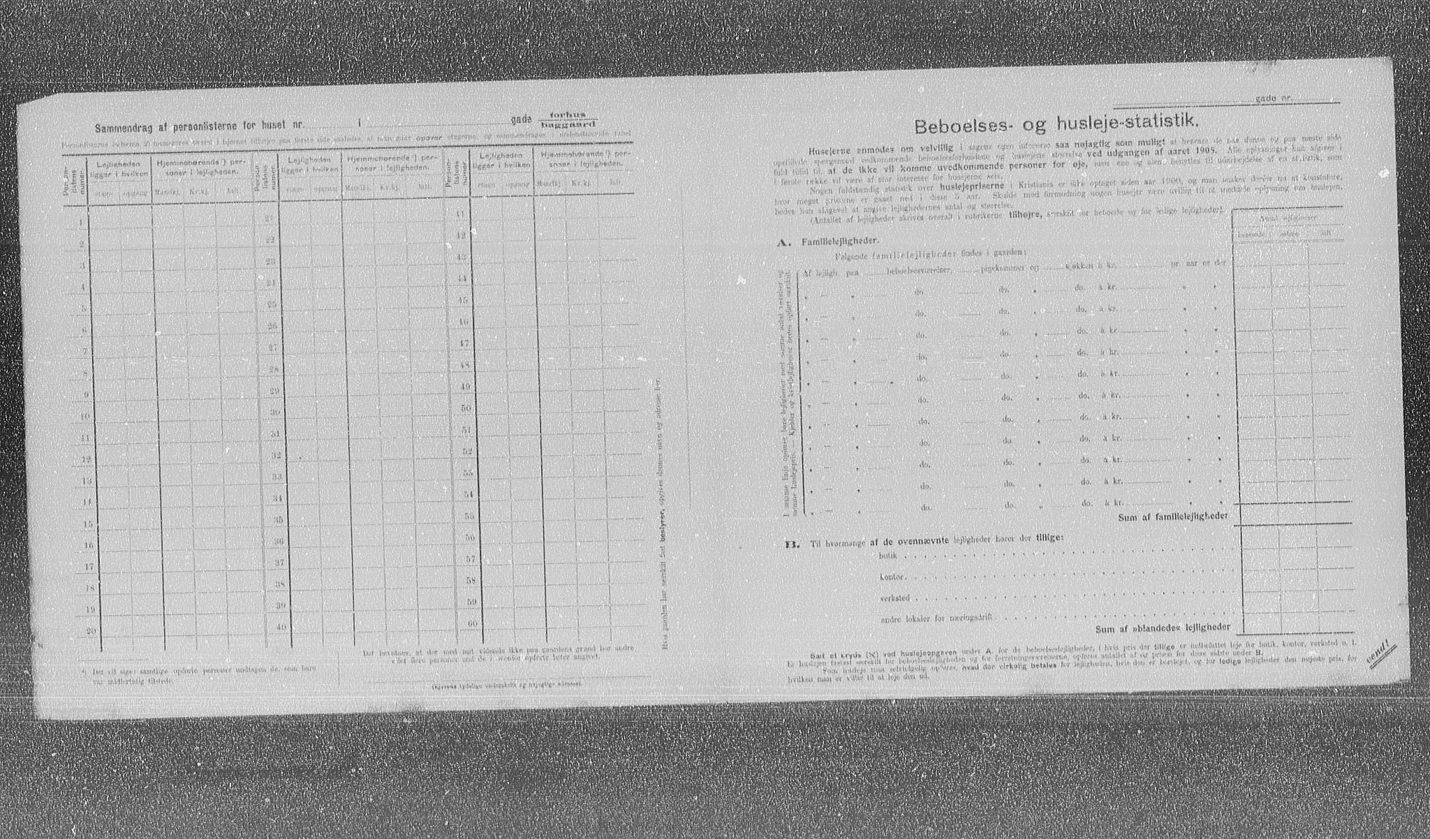 OBA, Municipal Census 1905 for Kristiania, 1905, p. 34311