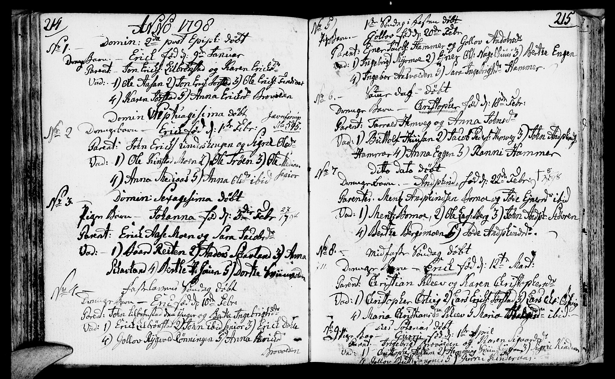 Ministerialprotokoller, klokkerbøker og fødselsregistre - Nord-Trøndelag, SAT/A-1458/749/L0468: Parish register (official) no. 749A02, 1787-1817, p. 214-215