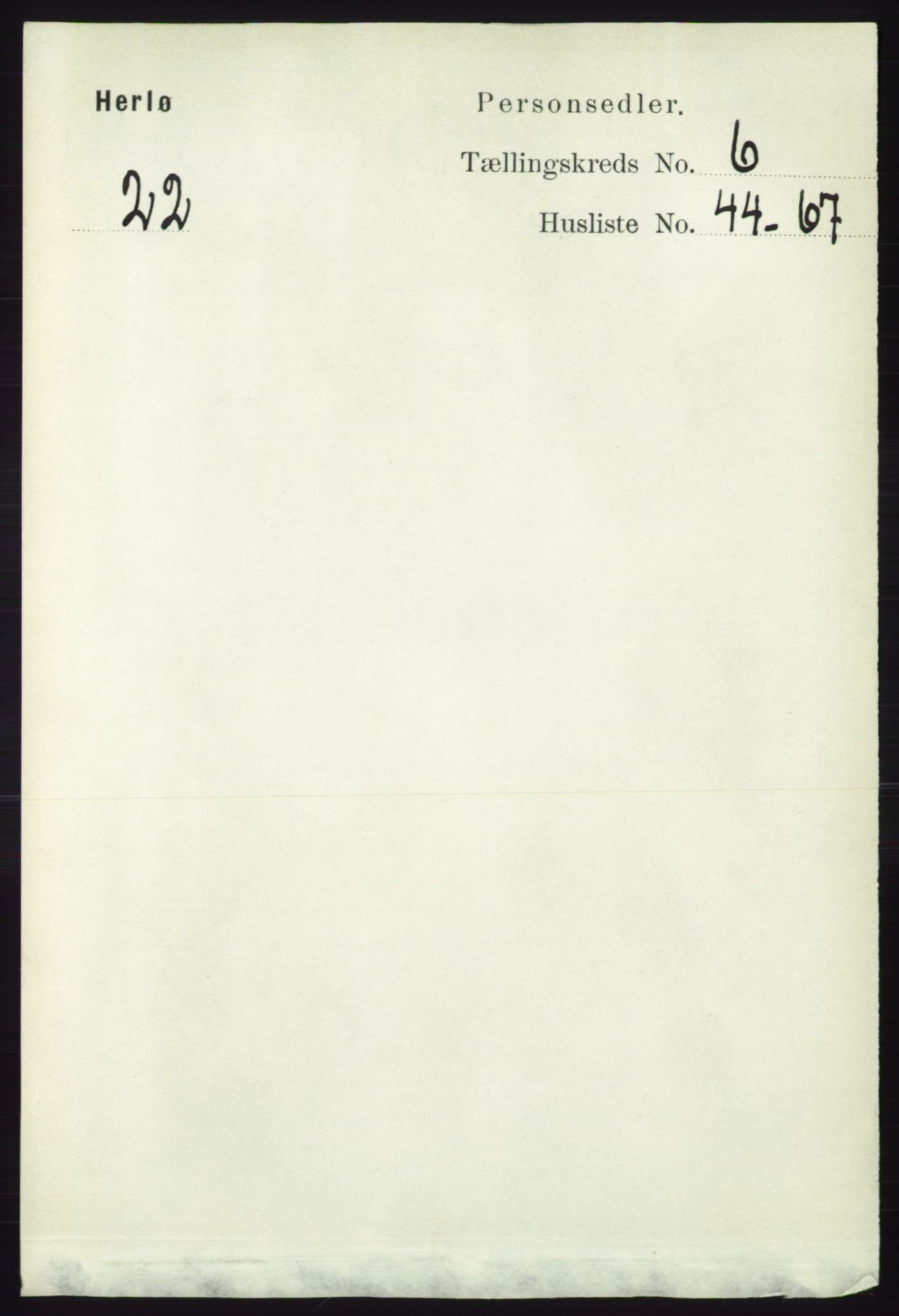 RA, 1891 census for 1258 Herdla, 1891, p. 2923