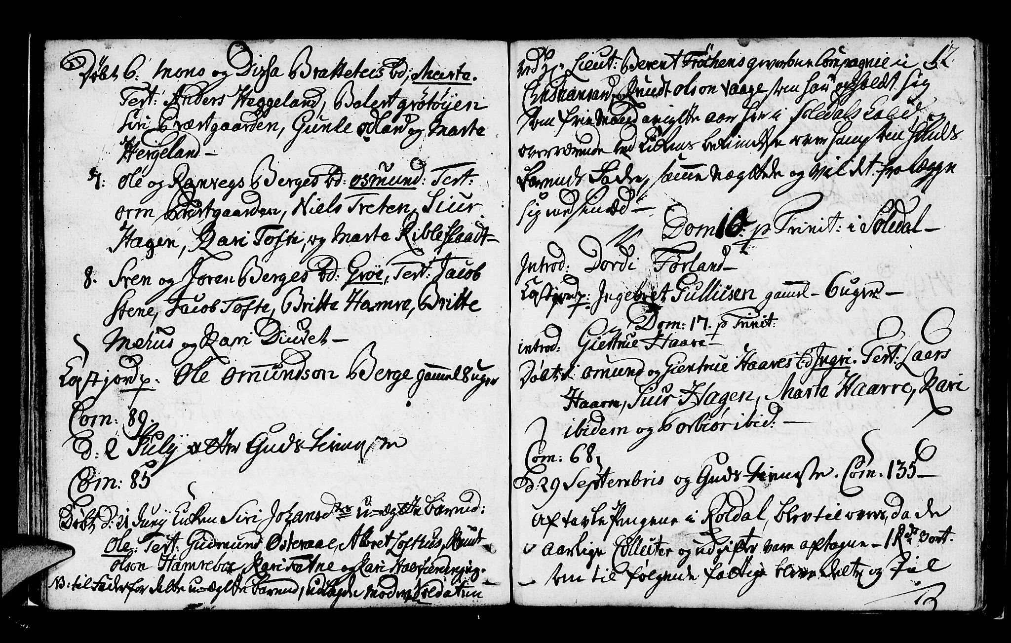 Røldal sokneprestembete, SAB/A-100247: Parish register (official) no. A 1, 1780-1816, p. 12
