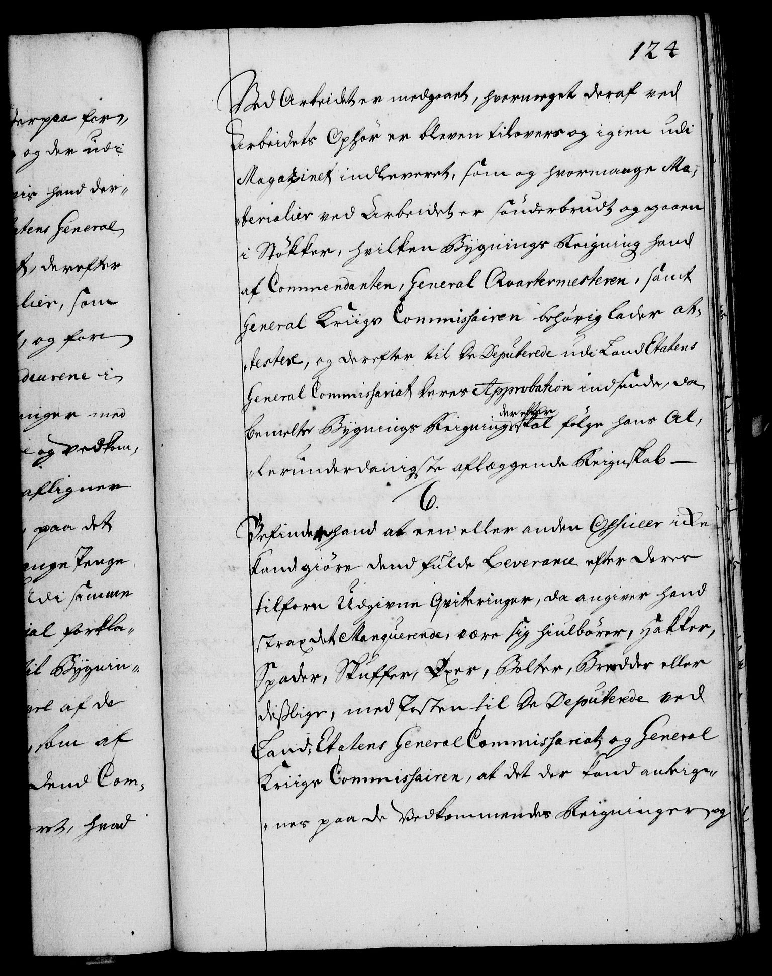 Rentekammeret, Kammerkanselliet, RA/EA-3111/G/Gg/Ggi/L0002: Norsk instruksjonsprotokoll med register (merket RK 53.35), 1729-1751, p. 124