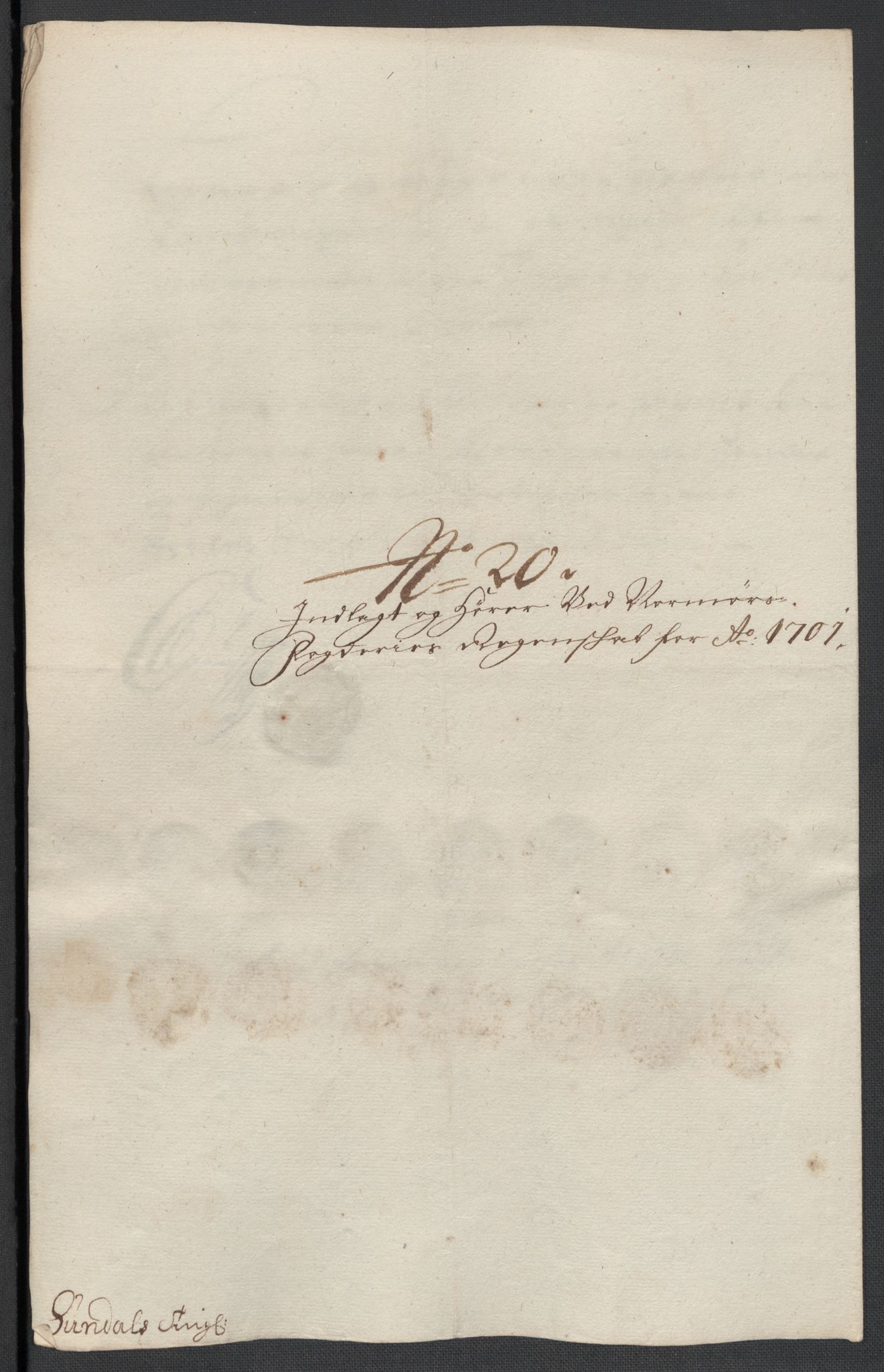 Rentekammeret inntil 1814, Reviderte regnskaper, Fogderegnskap, AV/RA-EA-4092/R56/L3739: Fogderegnskap Nordmøre, 1700-1702, p. 291