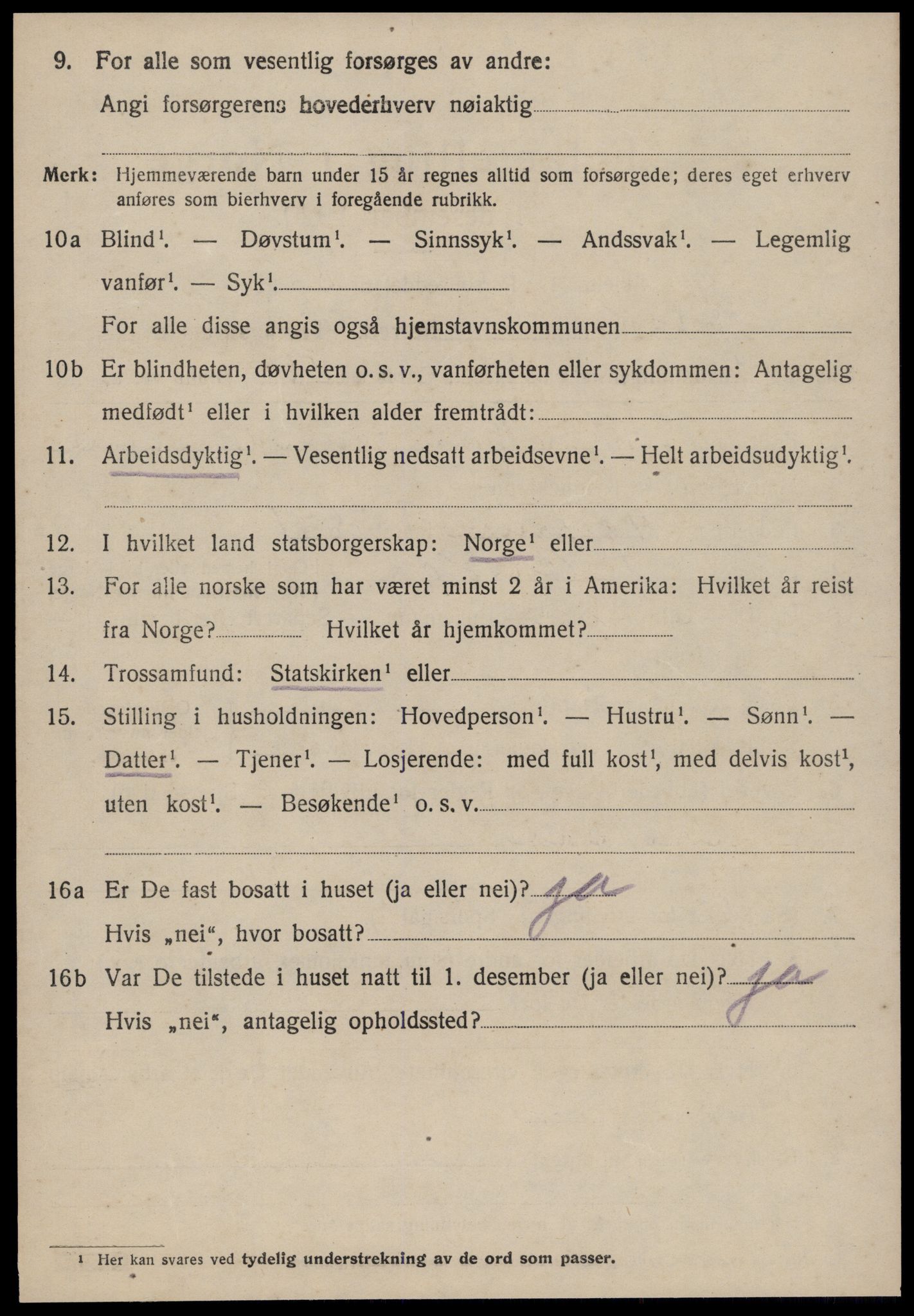 SAT, 1920 census for Ørskog, 1920, p. 3303