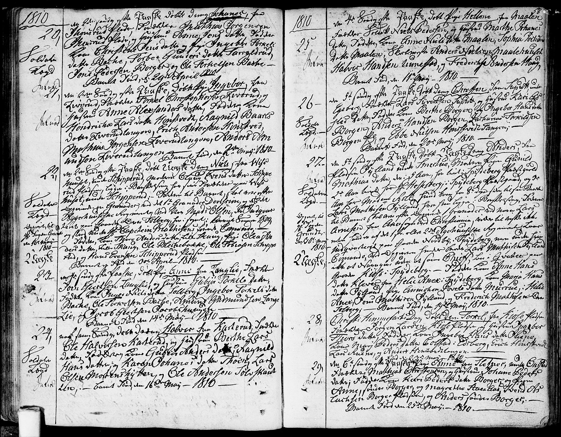 Skiptvet prestekontor Kirkebøker, SAO/A-20009/F/Fa/L0004: Parish register (official) no. 4, 1794-1814, p. 58
