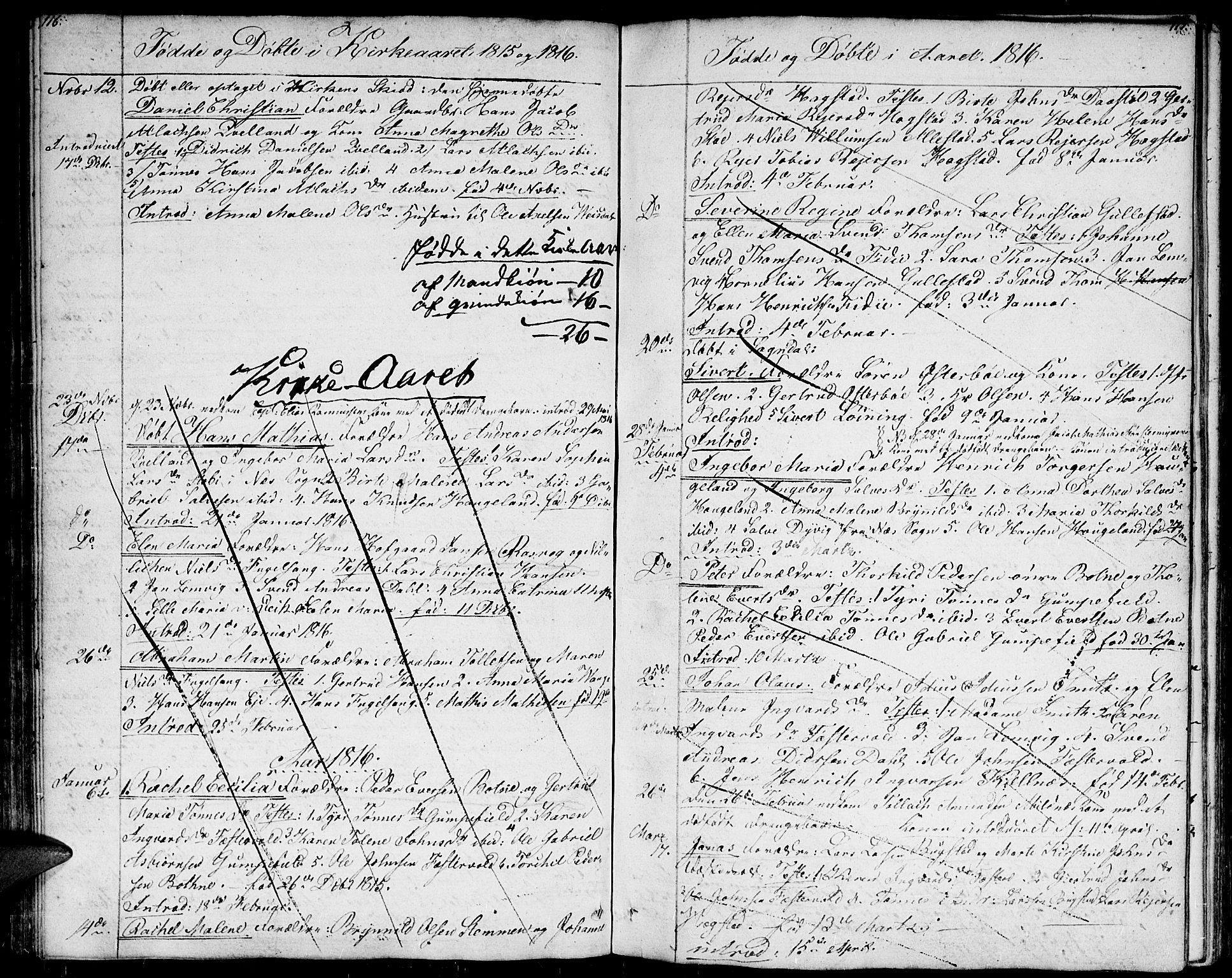 Flekkefjord sokneprestkontor, AV/SAK-1111-0012/F/Fa/Fab/L0002: Parish register (official) no. A 2, 1781-1832, p. 116-117