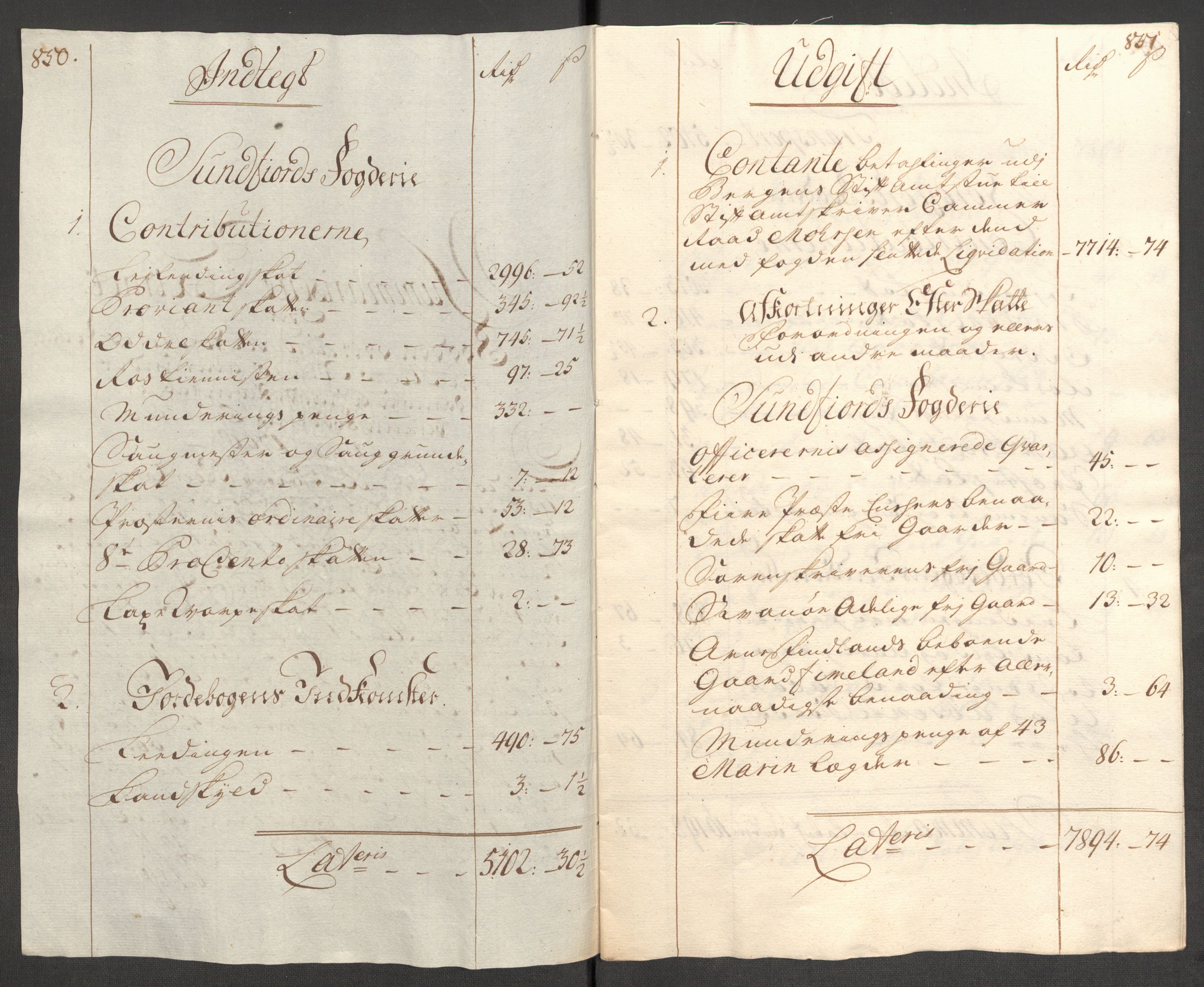 Rentekammeret inntil 1814, Reviderte regnskaper, Fogderegnskap, AV/RA-EA-4092/R53/L3431: Fogderegnskap Sunn- og Nordfjord, 1708, p. 22