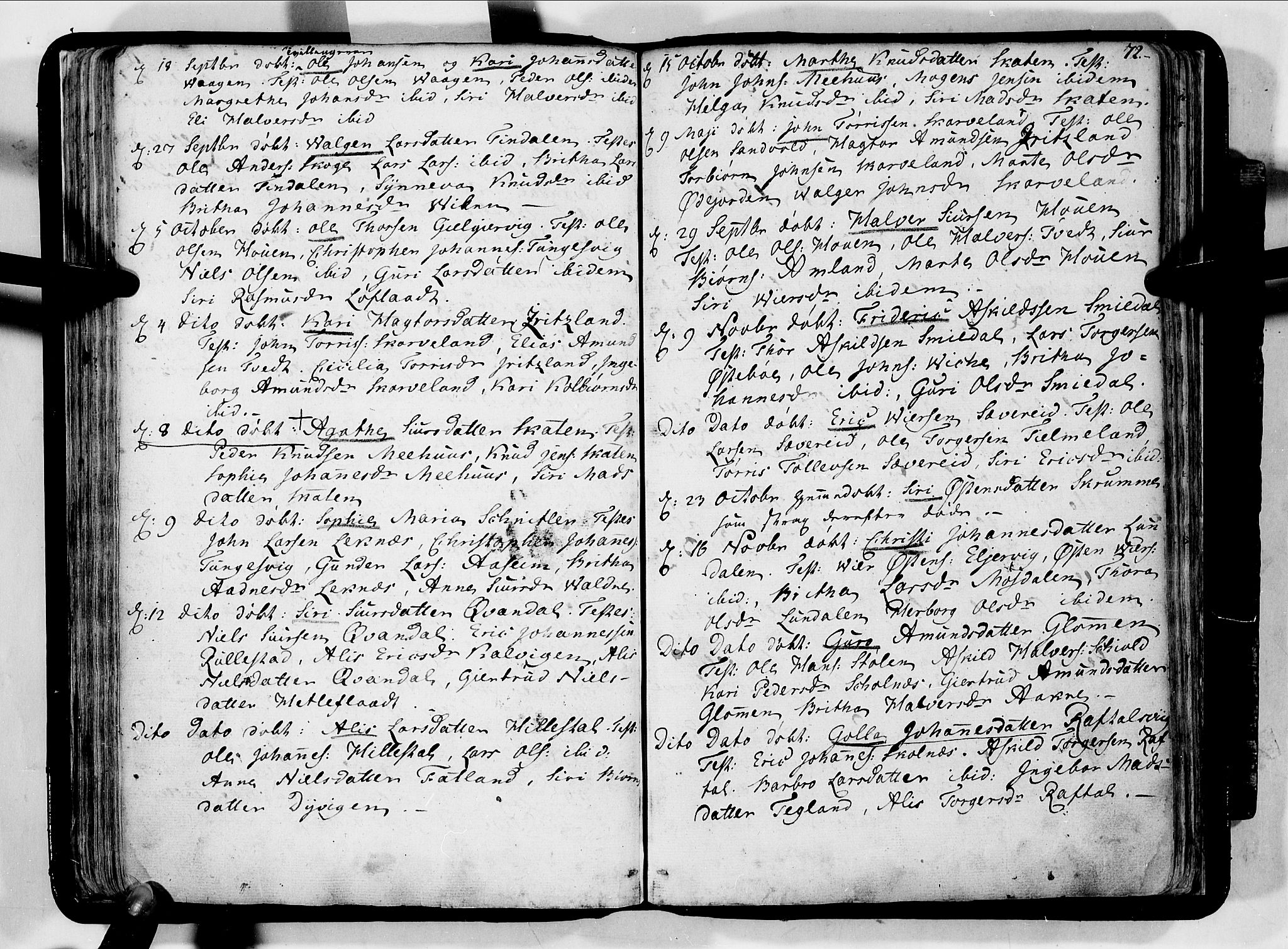 Skånevik sokneprestembete, AV/SAB-A-77801/H/Haa: Parish register (official) no. A 2, 1790-1824, p. 72