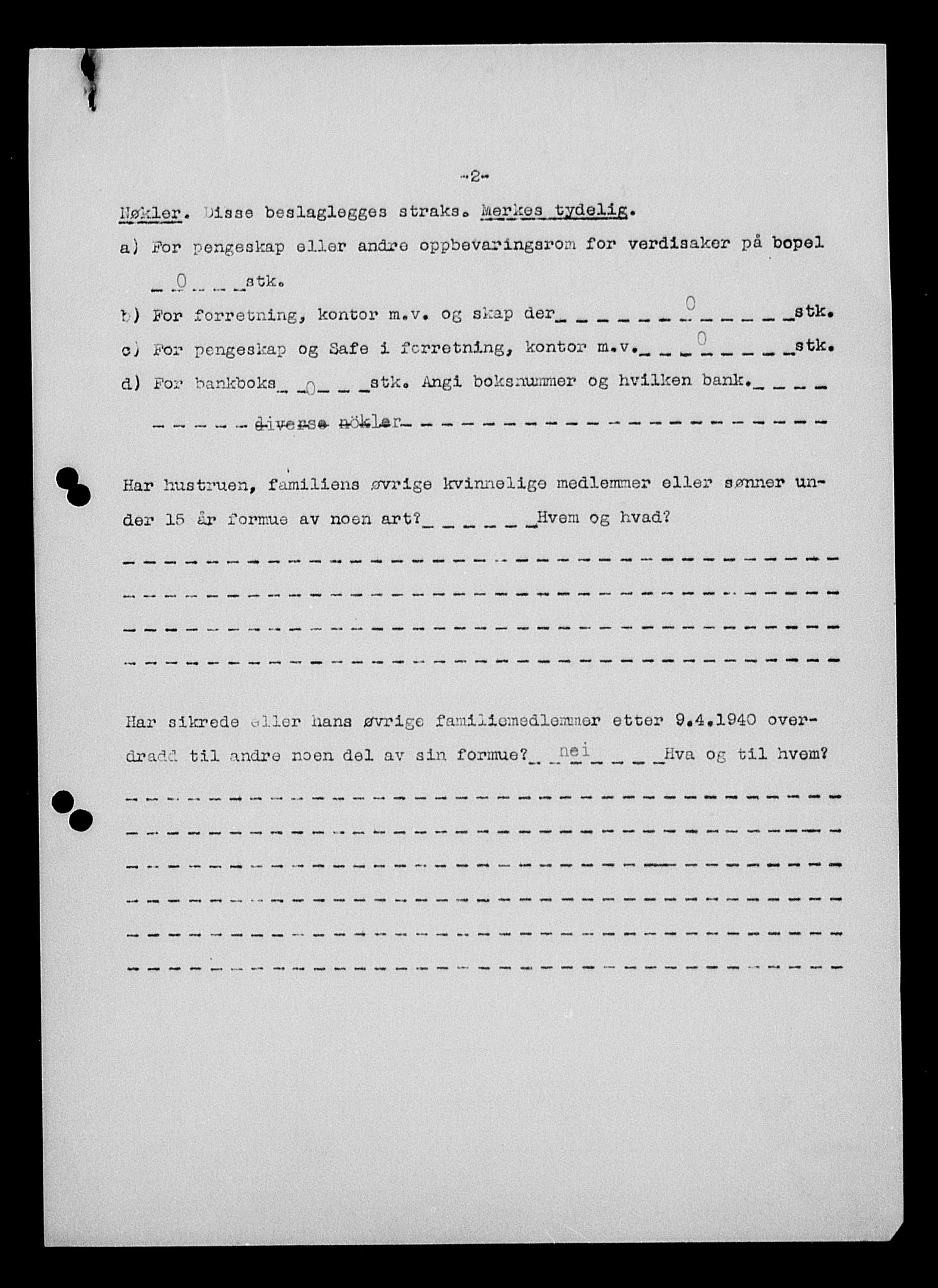 Justisdepartementet, Tilbakeføringskontoret for inndratte formuer, AV/RA-S-1564/H/Hc/Hcd/L1007: --, 1945-1947, p. 338