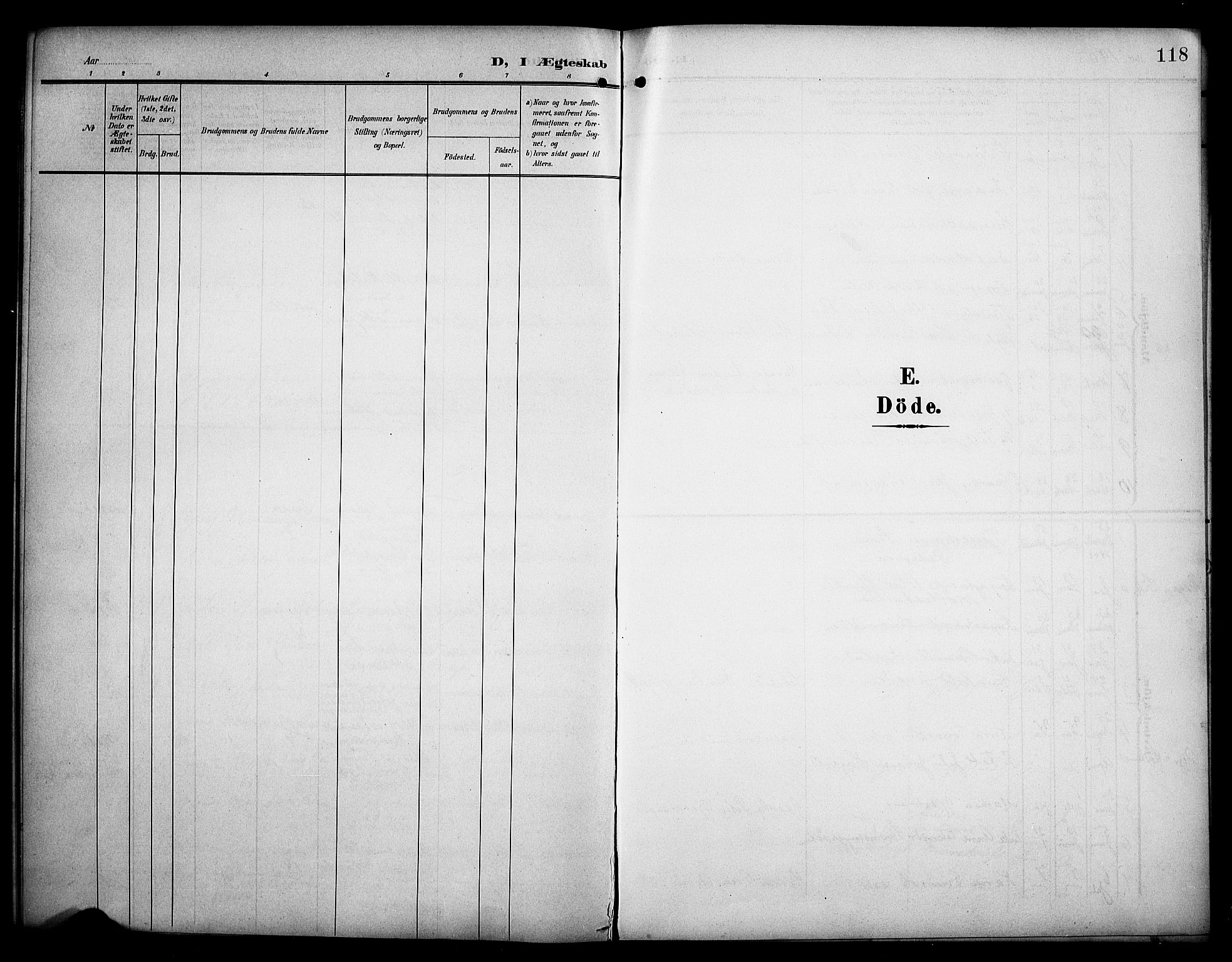 Stange prestekontor, SAH/PREST-002/K/L0022: Parish register (official) no. 22, 1903-1914, p. 118