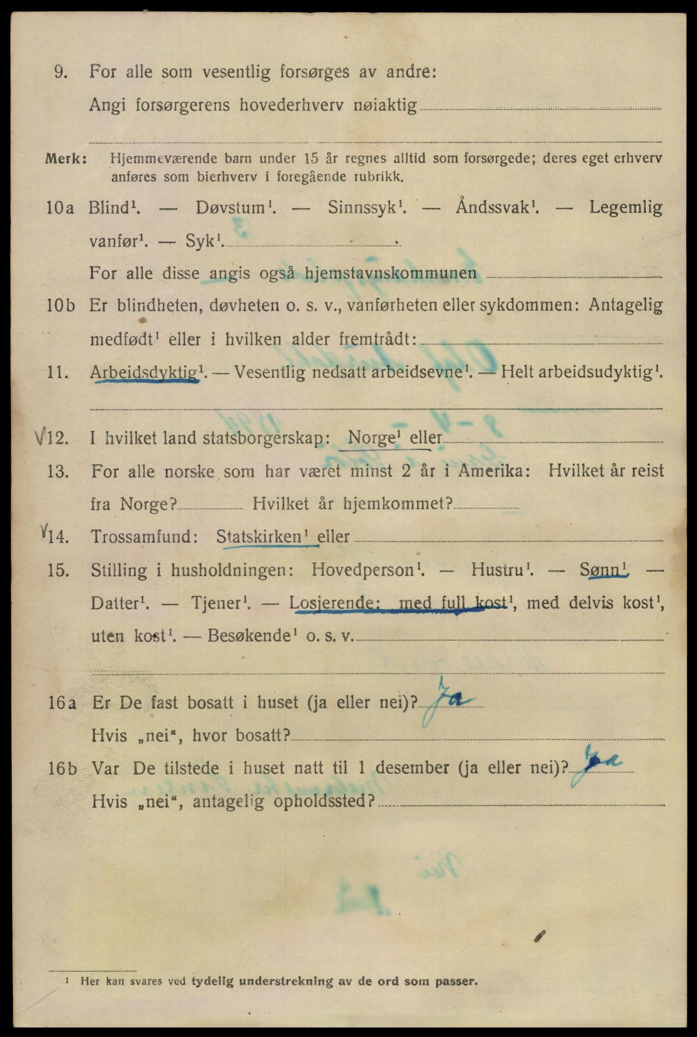 SAO, 1920 census for Kristiania, 1920, p. 218070