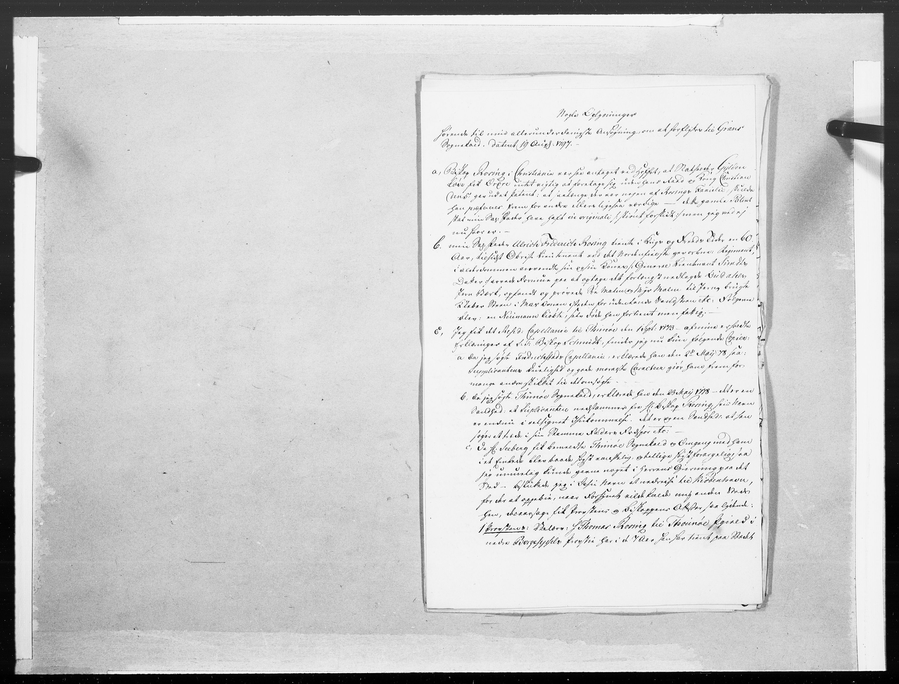 Danske Kanselli 1572-1799, RA/EA-3023/F/Fc/Fcc/Fcca/L0311: Norske innlegg 1572-1799, 1797, p. 321