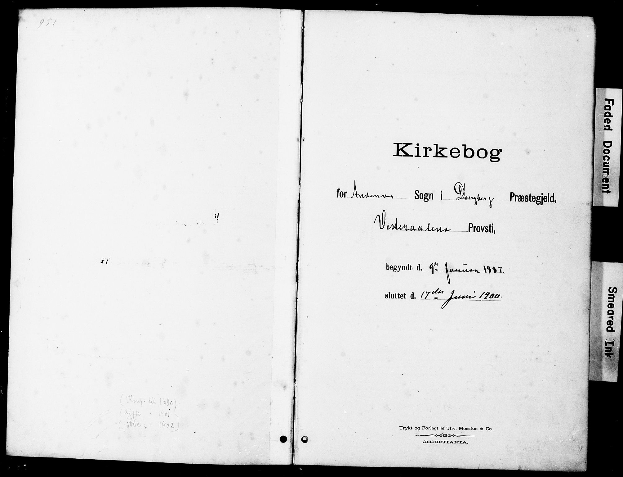 Ministerialprotokoller, klokkerbøker og fødselsregistre - Nordland, SAT/A-1459/899/L1448: Parish register (copy) no. 899C03, 1887-1902