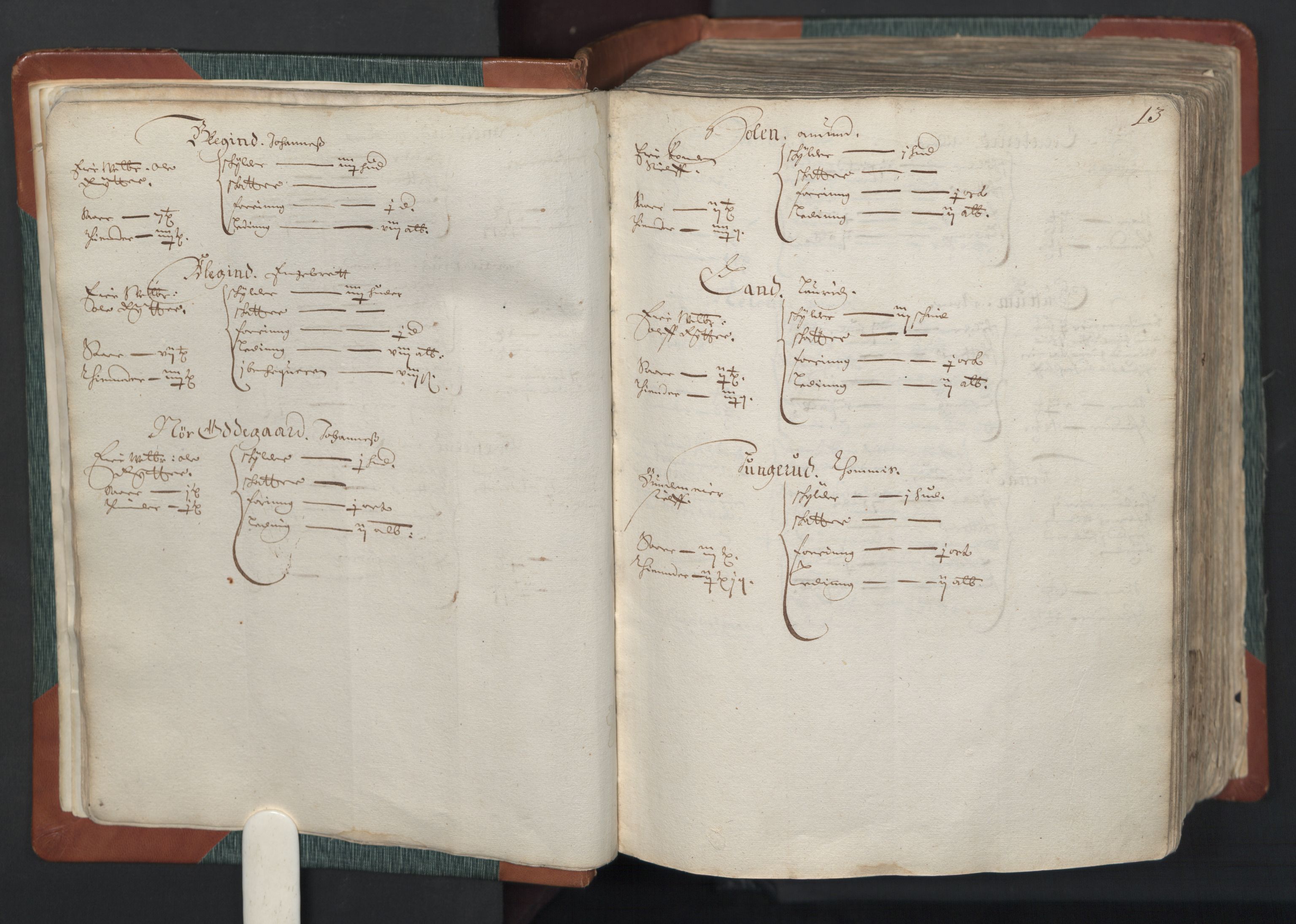 Rentekammeret inntil 1814, Realistisk ordnet avdeling, AV/RA-EA-4070/L/L0008: Oppland lagdømme. Alminnelig jordebok med skatteligning for Gudbrandsdalen og Hedemarken., 1661, p. 12b-13a