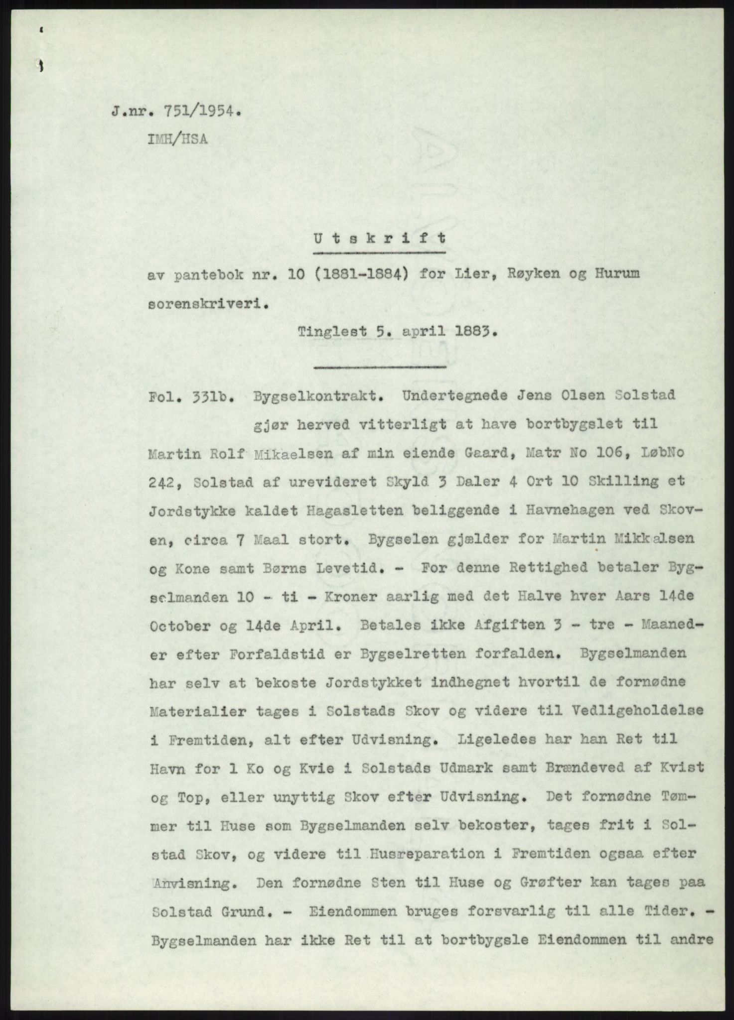Statsarkivet i Kongsberg, SAKO/A-0001, 1944-1954, p. 375